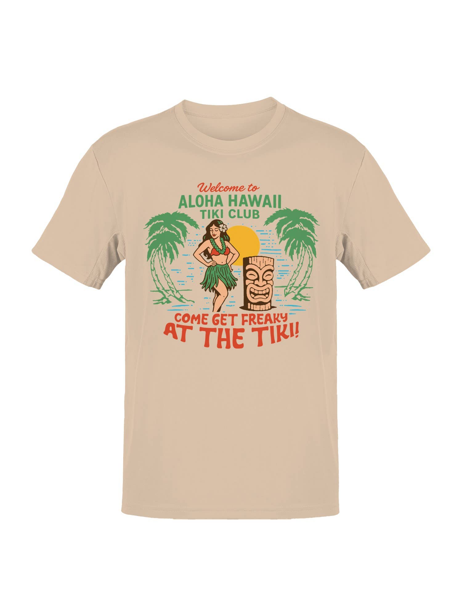 Aloha Hawaii Tiki Club Design Men's T-Shirt Hoodie, Sweatshirt | PodTeesHub.com