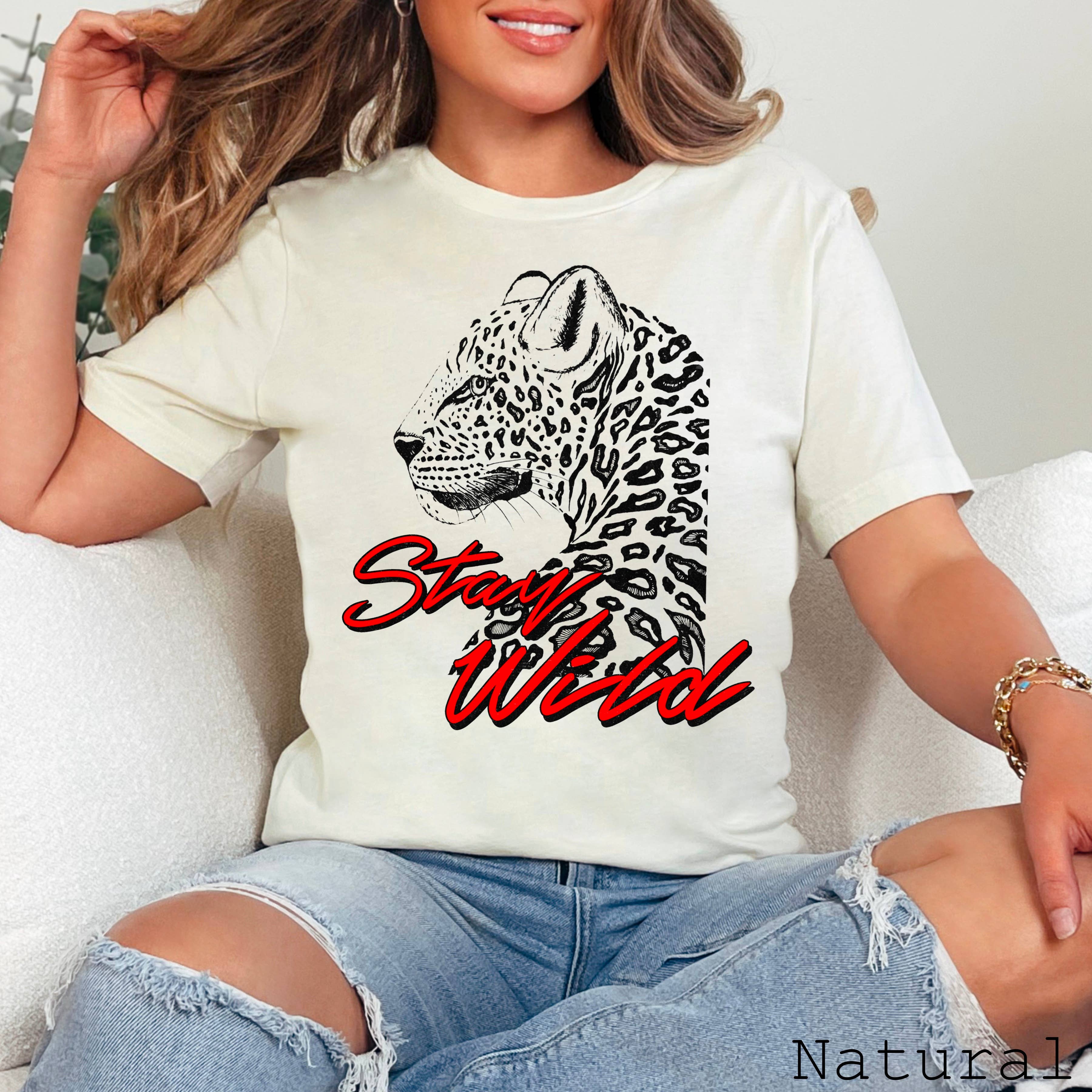 Stay Wild Grunge Retro  Graphic Shirt | Bella Canvas Tee Hoodie, Sweatshirt | PodTeesHub.com