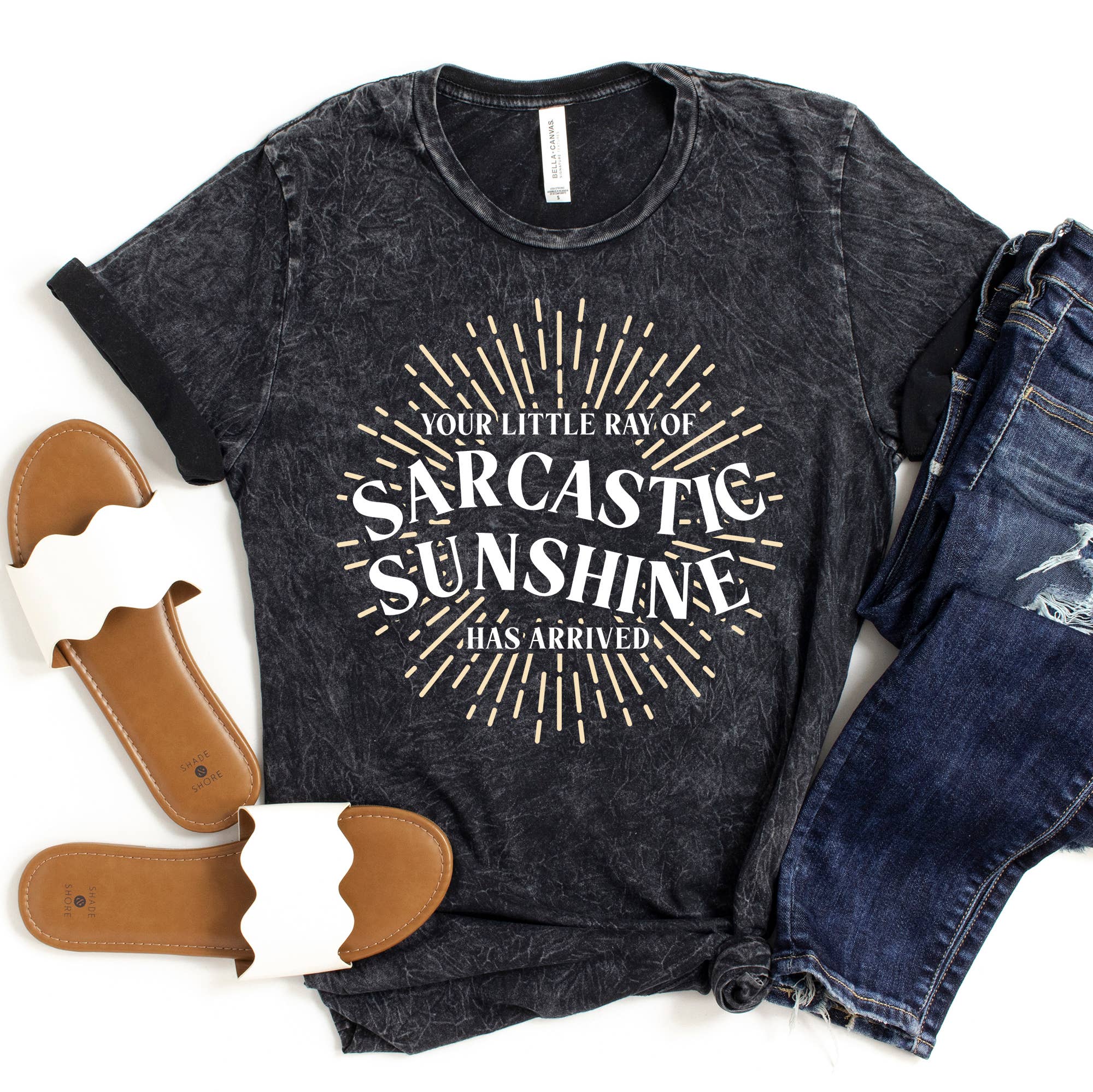 Little Ray of Sarcastic Sunshine Shirt, Funny Graphic Tee Hoodie, Sweatshirt | PodTeesHub.com
