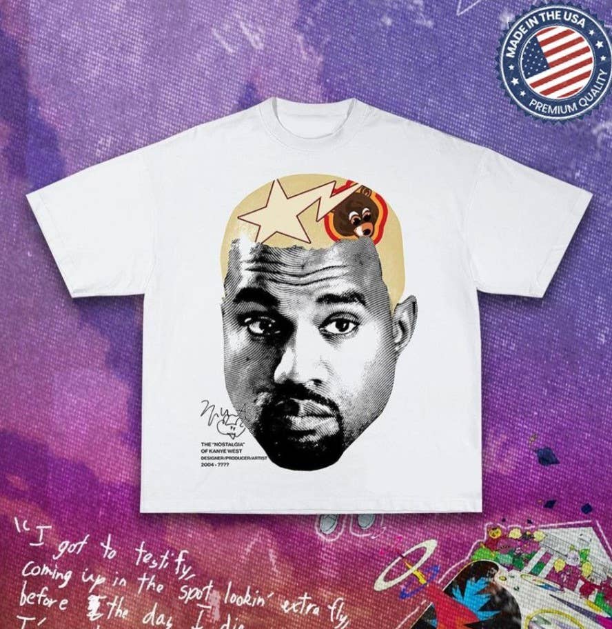 Kanye West Rapper Shirt - Hip Hop Casual T-Shirt Hoodie, Sweatshirt | PodTeesHub.com