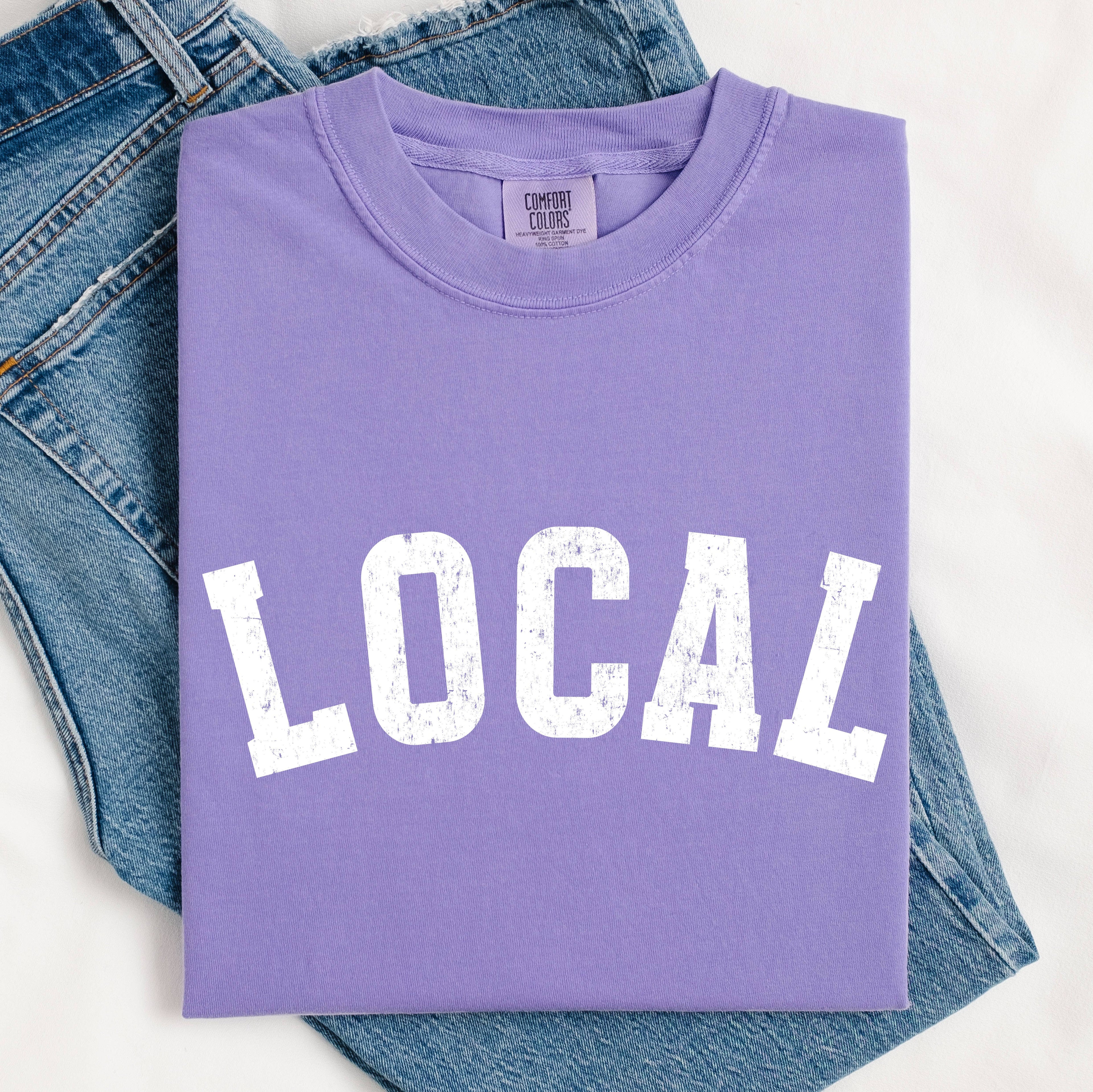 Hometown Pride Tee Local Graphic T-Shirt Comfort Colors Hoodie, Sweatshirt | PodTeesHub.com