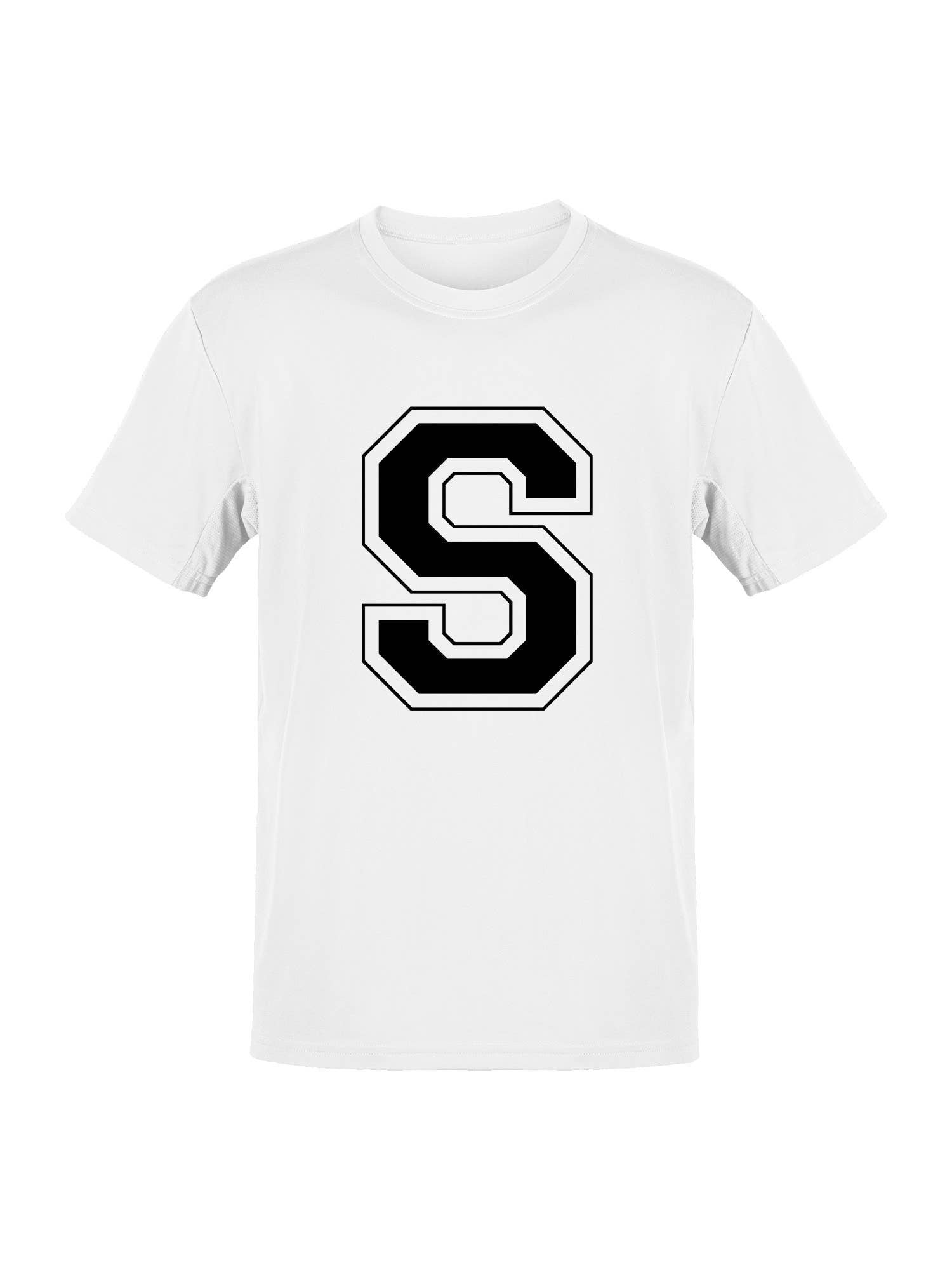 College Varsity Letter S Unisex T-Shirt Women's T-Shirt Hoodie, Sweatshirt | PodTeesHub.com