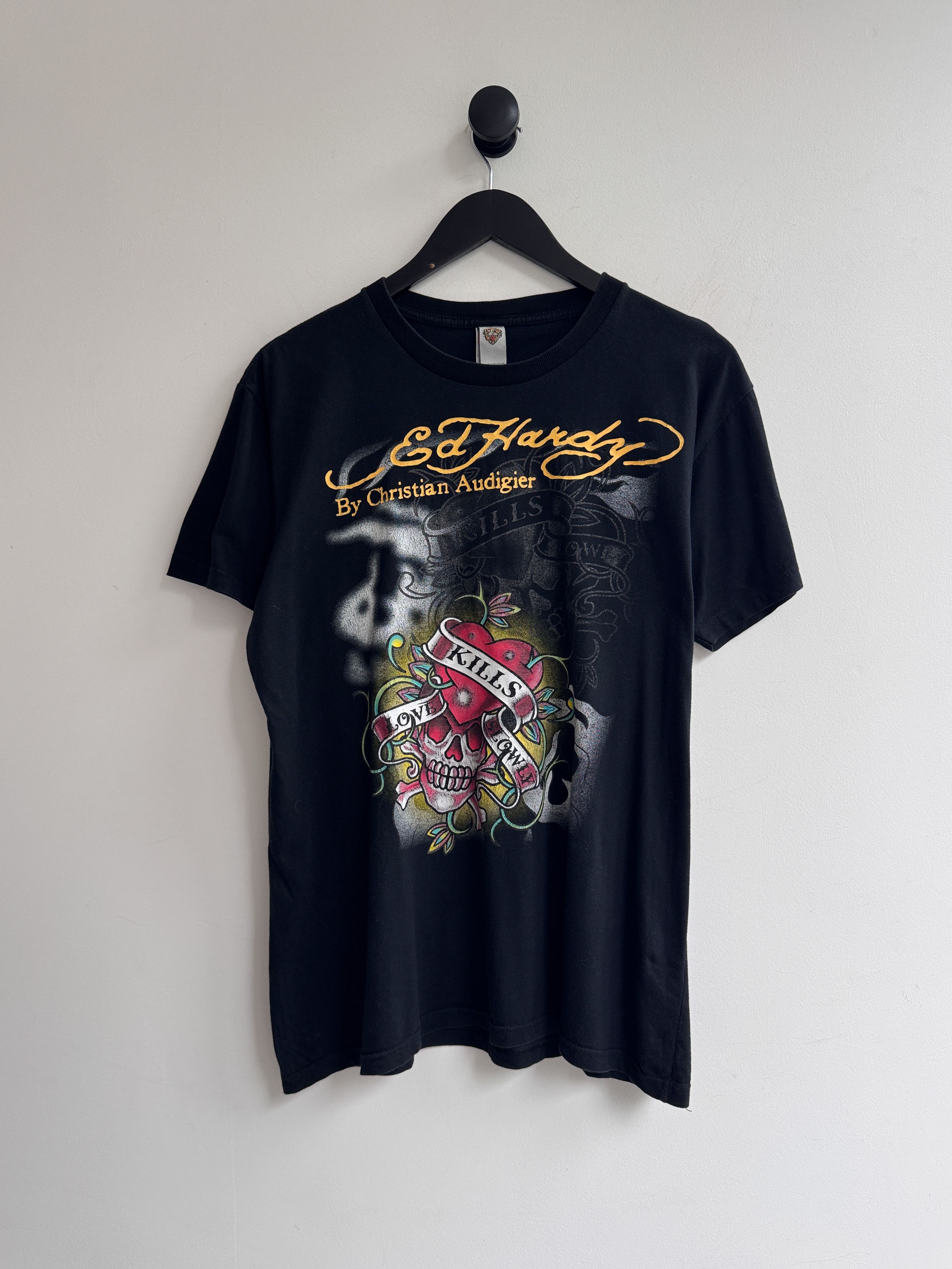 Hardy Ed Hardy Logo Printed Tee Shirt Hoodie, Sweatshirt | PodTeesHub.com