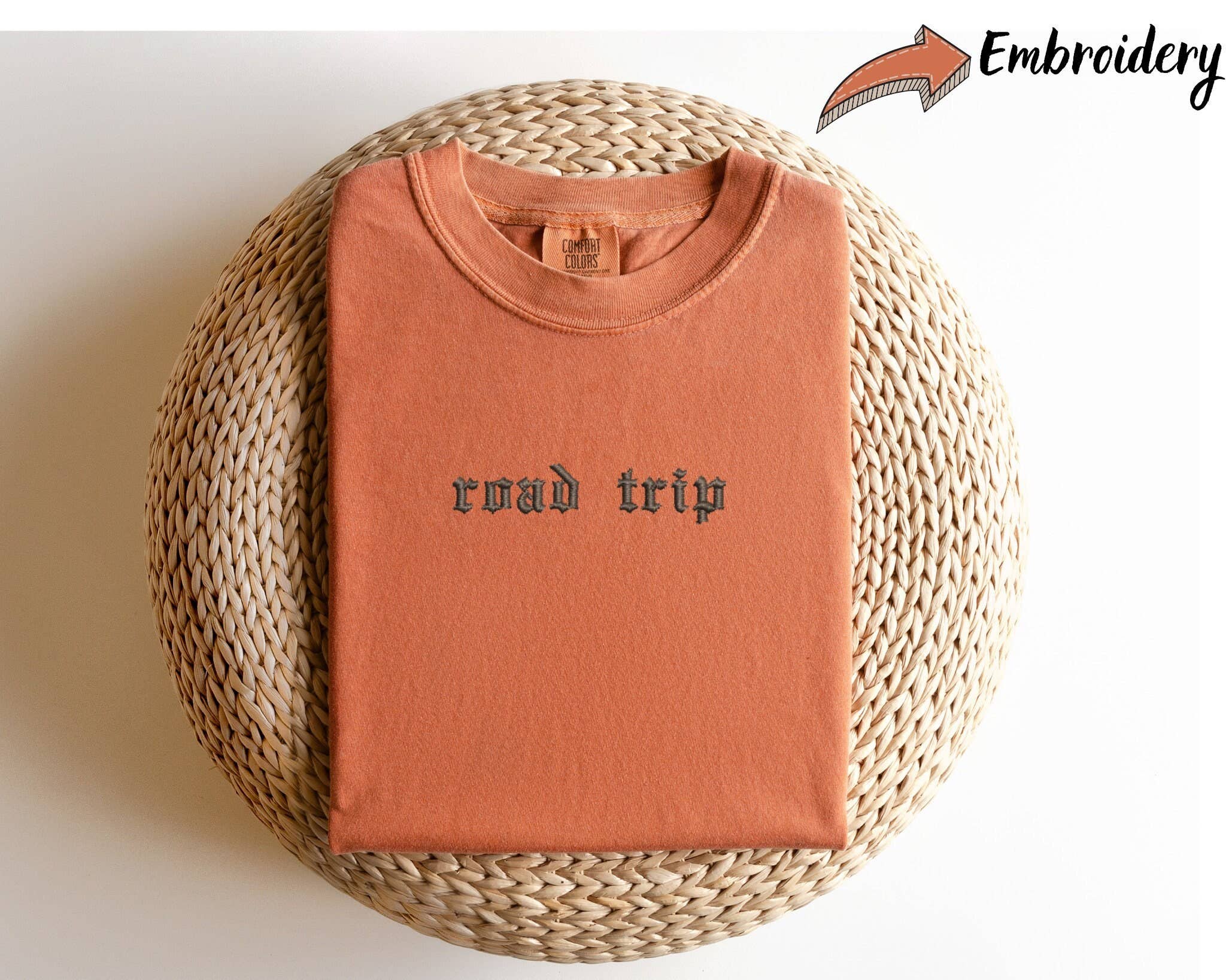 Custom Comfort Colors T-Shirt - Personalized Embroidered Tee Hoodie, Sweatshirt | PodTeesHub.com