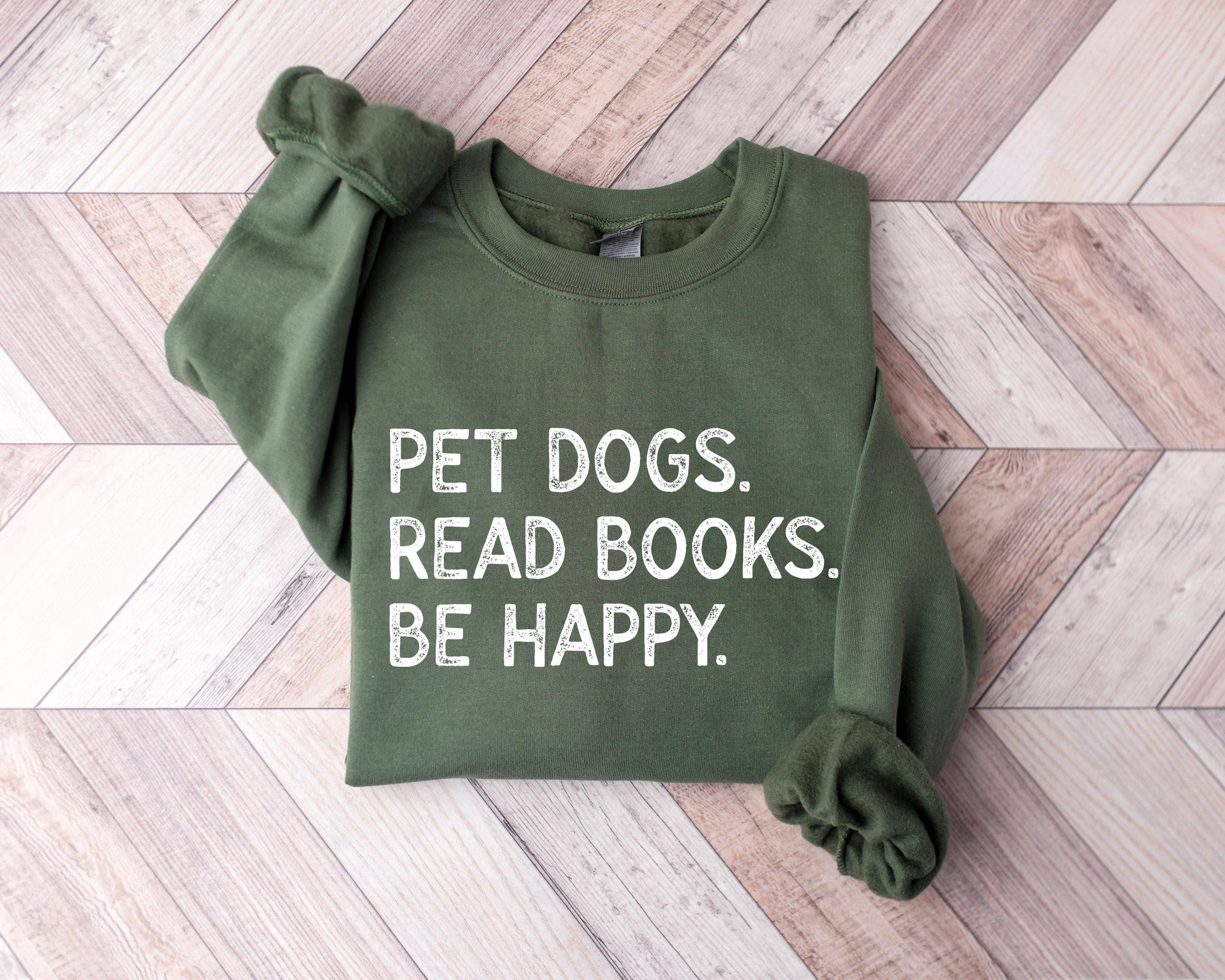 Dogs Reading Books T-Shirt Book Lover Gift, Dog Mom Shirt Hoodie, Sweatshirt | PodTeesHub.com