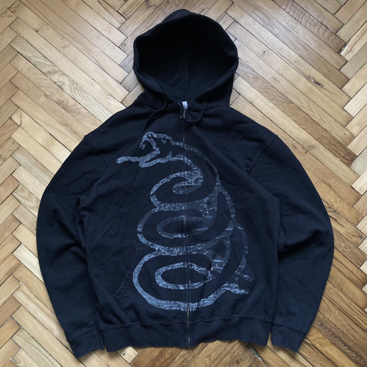 Hysteric Glamour X Metallica Vintage Zip Hoodie Metallica All Over Print T-Shirts, Sweatshirt | PodTeesHub.com