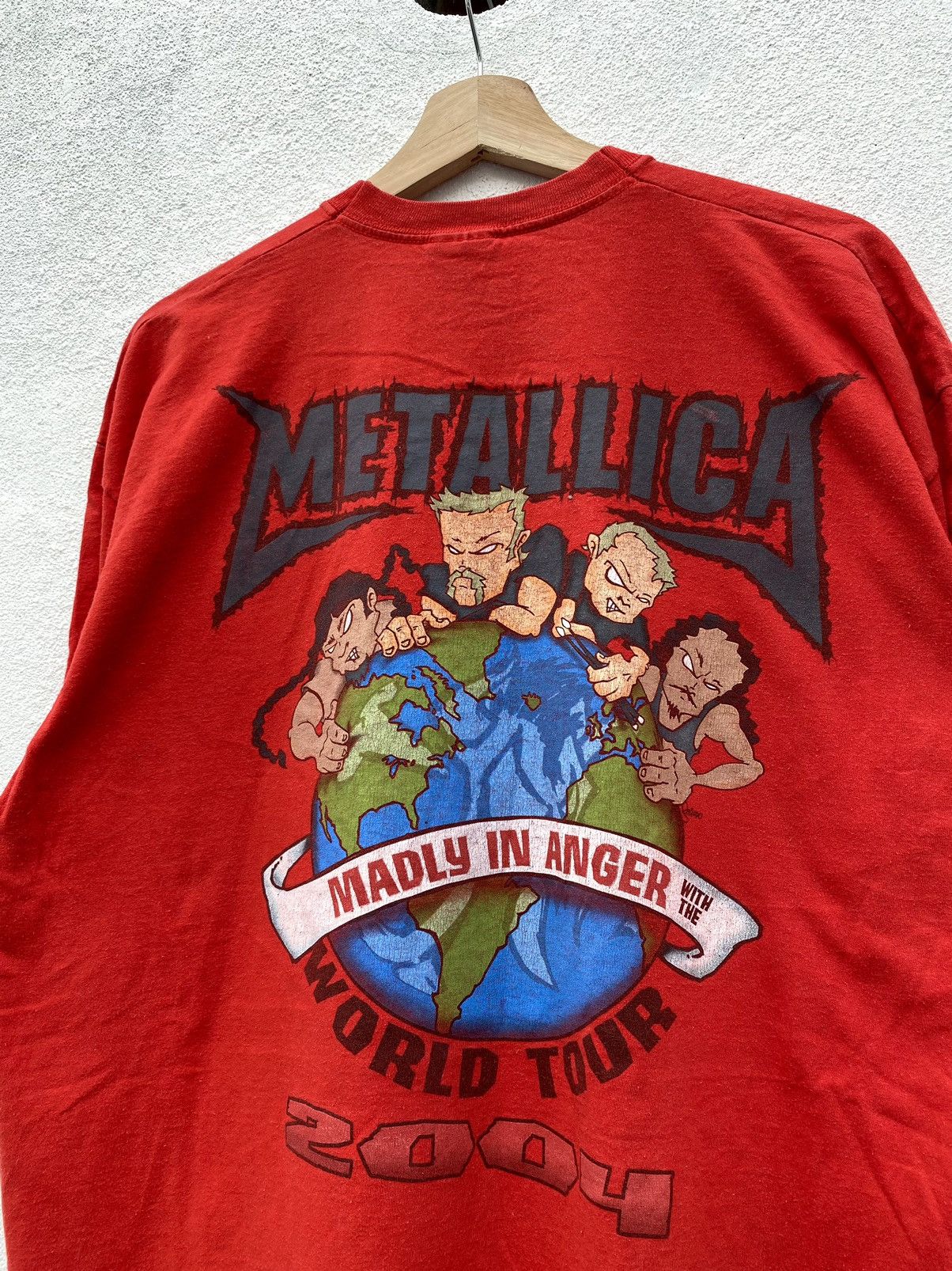 Metallica X Vintage Vintage Metallica Madly In Anger T-Shirts, Hoodie, Sweatshirt | PodTeesHub.com