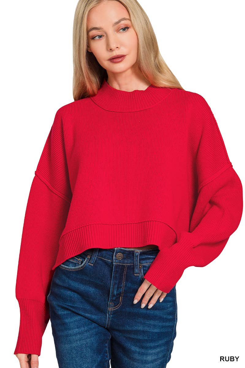 ...1016 Side-Slit Crop Sweater SI-24904 T-Shirts, Hoodie, Sweatshirt | PodTeesHub.com