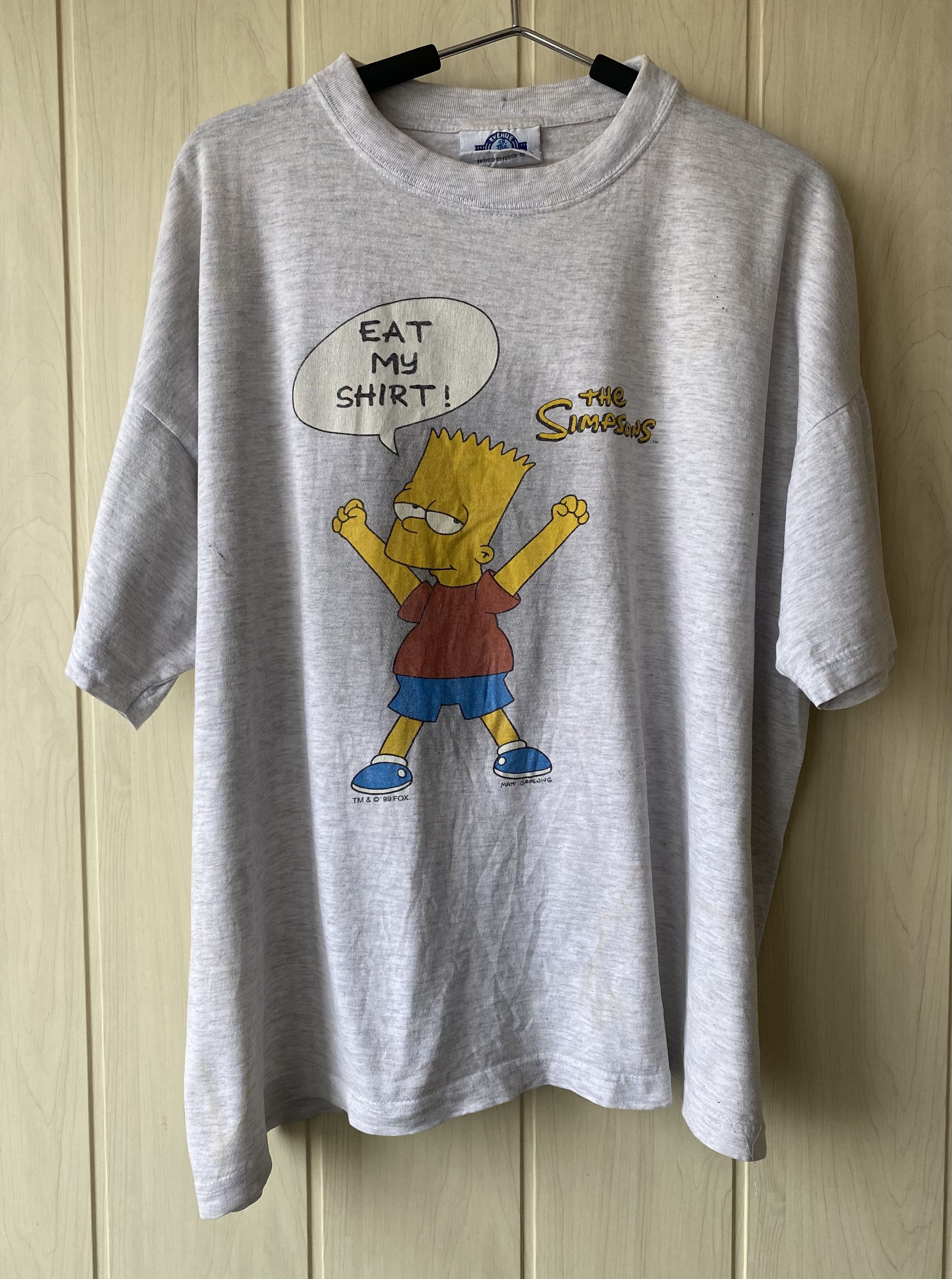 Simpsons X Vintage Vintage 1999 Bart Simpson Eat My Shirt T-Shirts, Hoodie, Sweatshirt