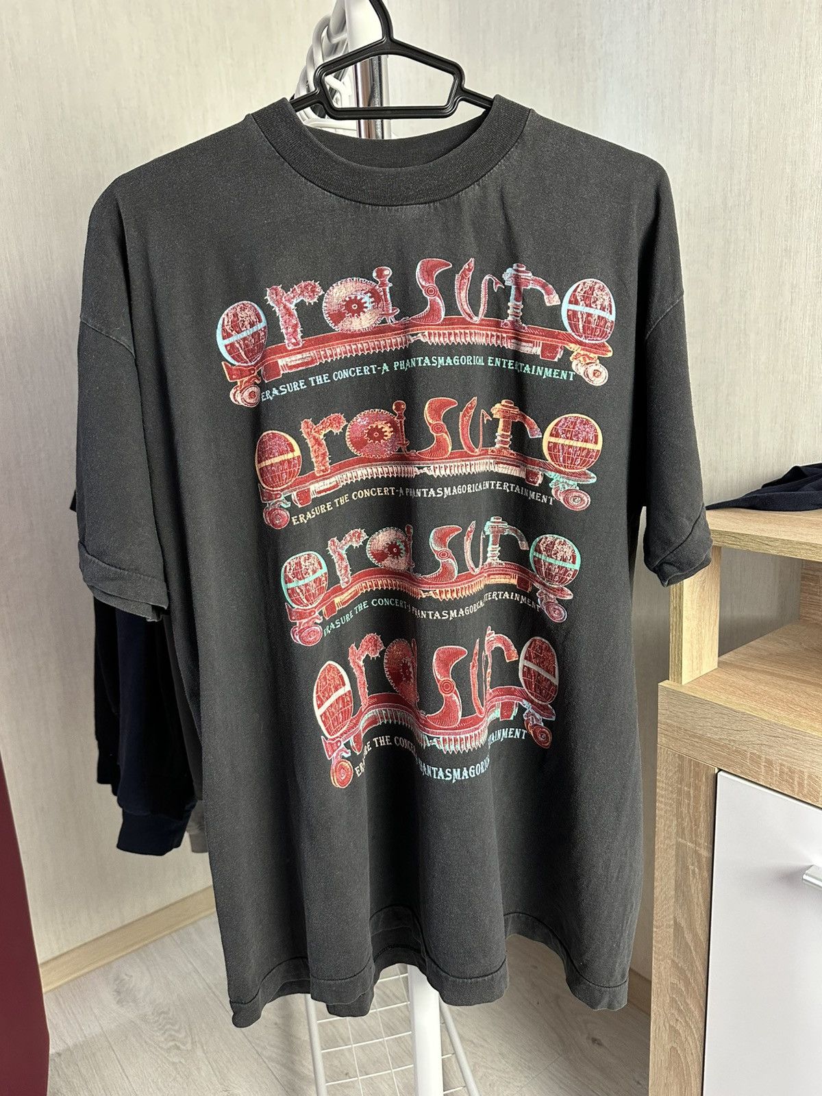Band Tees 90s Erasure Phantasmagorical Vtg Tshirt Hoodie, Sweatshirt | PodTeesHub.com