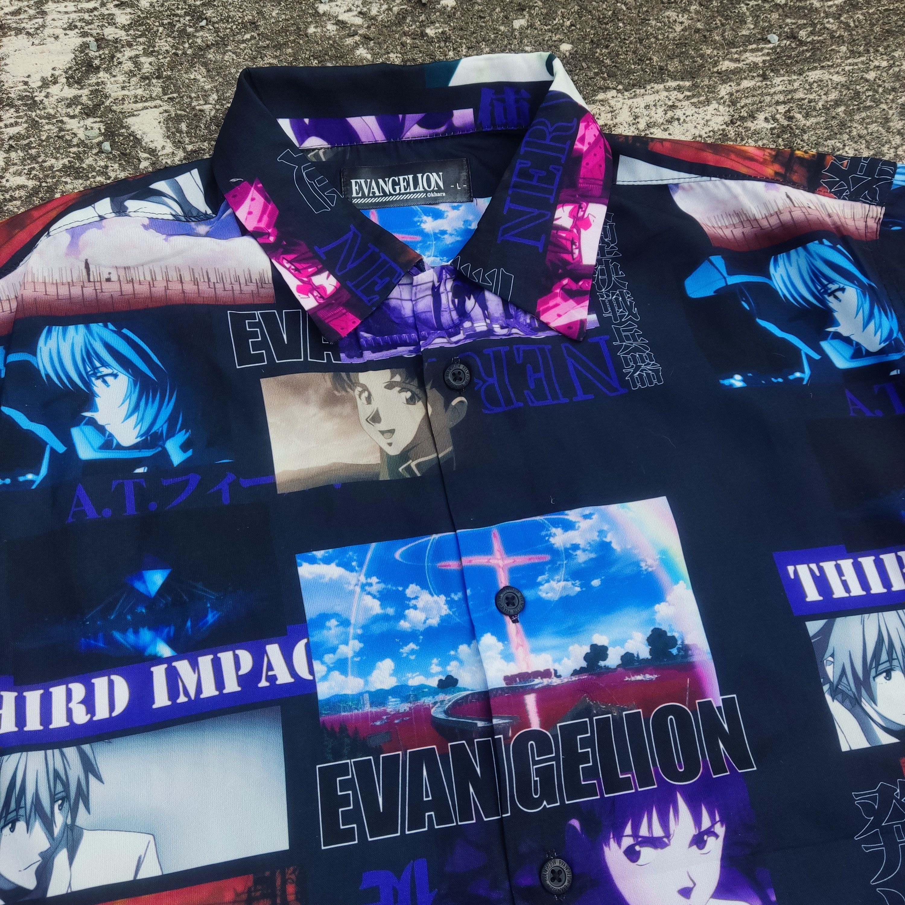Anime Evangelion Shirt All Over Print Hoodie, Sweatshirt | PodTeesHub.com