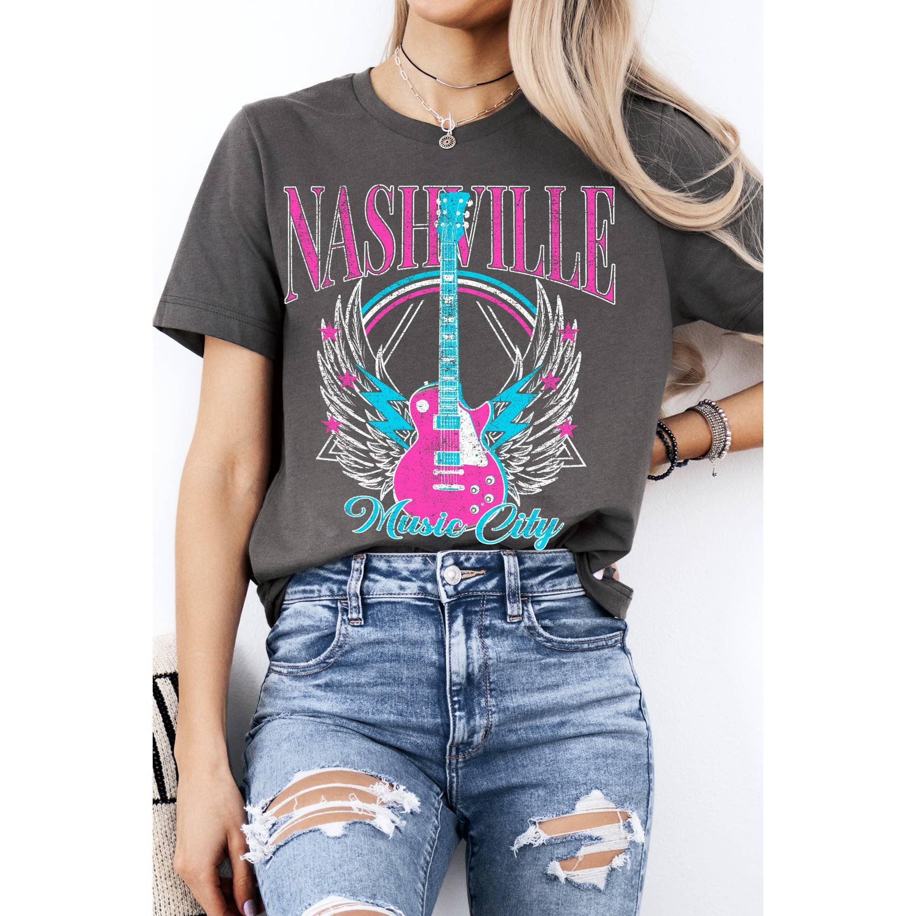 Nashville Short Sleeve Tee Hoodie, Sweatshirt | PodTeesHub.com