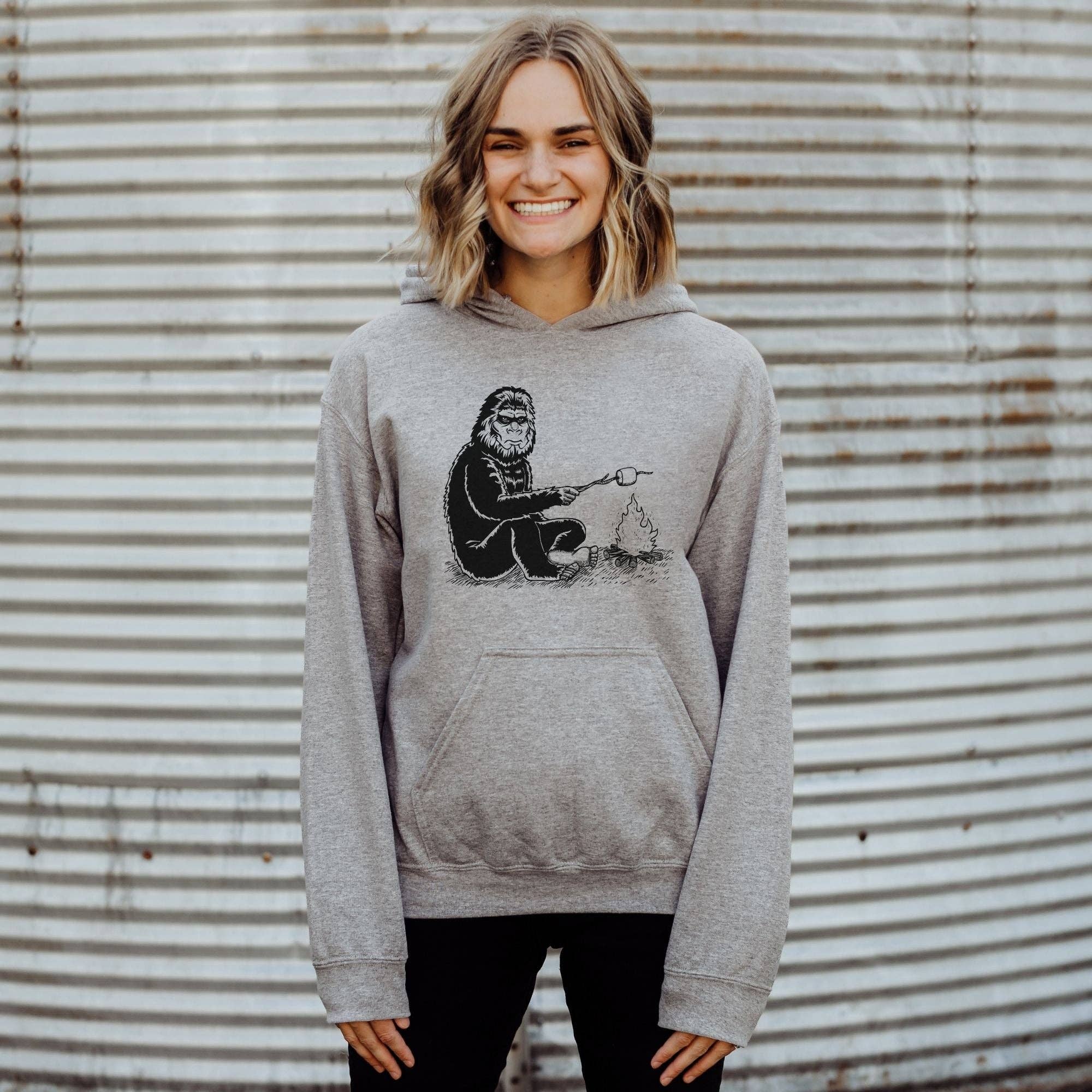 Sasquatch Bigfoot Marshmallow Unisex Hoodie/Crewneck T-Shirts, Sweatshirt | PodTeesHub.com