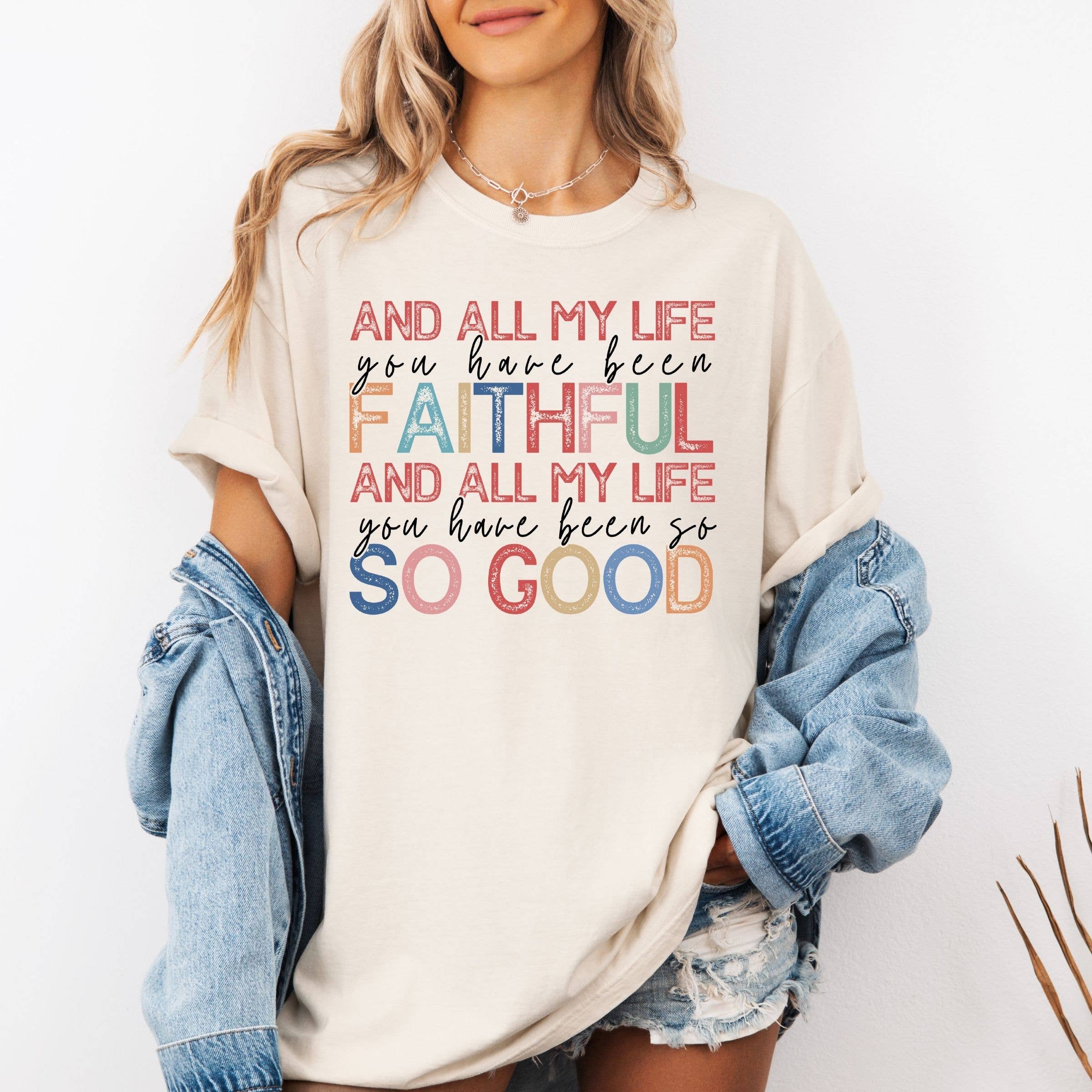 All My Life You Have Bee Faithful Spring Graphic Tee Hoodie, Sweatshirt | PodTeesHub.com