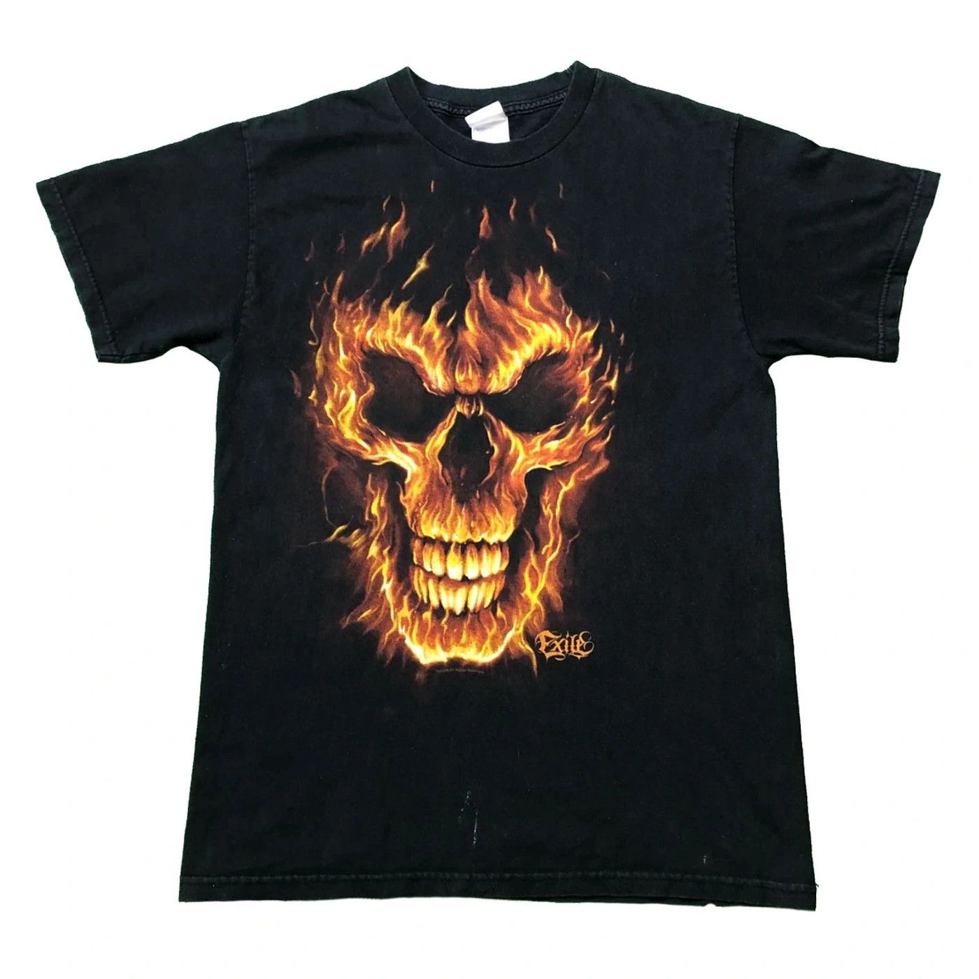Vintage Y2k Exile Faded Fire Skull Odm T-Shirts, Hoodie, Sweatshirt