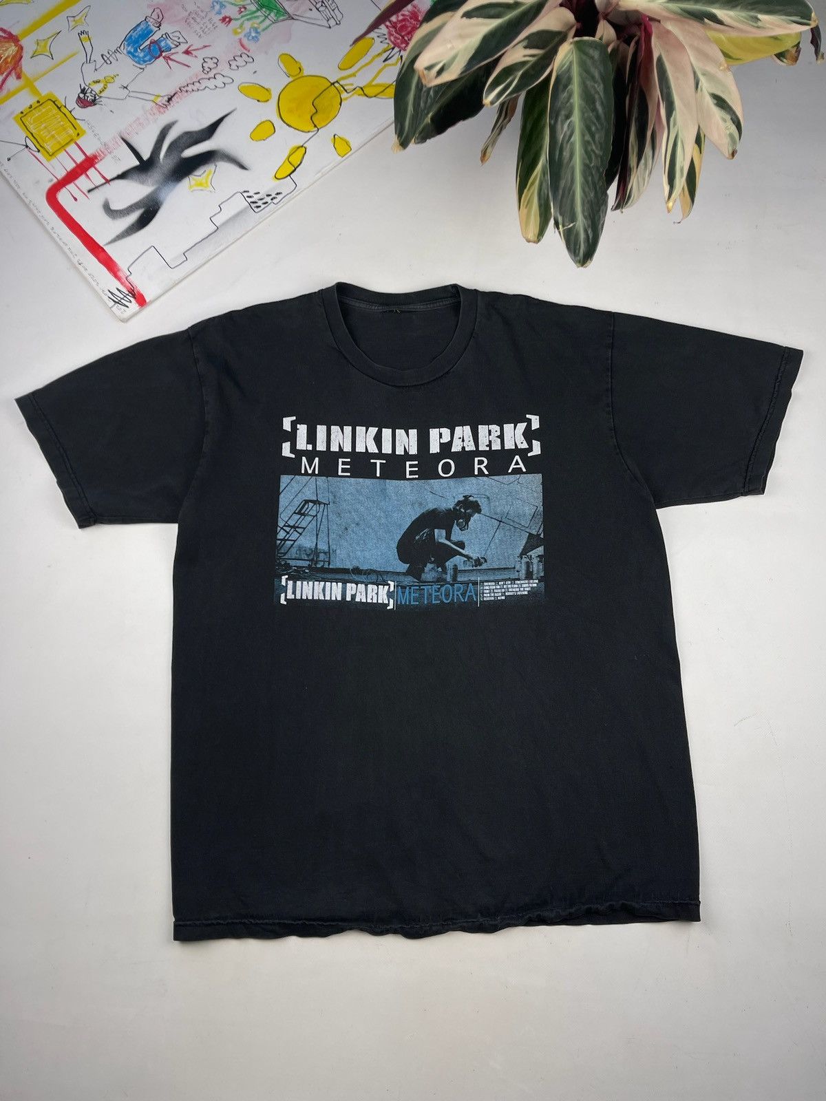 Band Tees Vintage 00s Linkin Park Meteora Y2k Band T Shirt Rare Hoodie, Sweatshirt | PodTeesHub.com