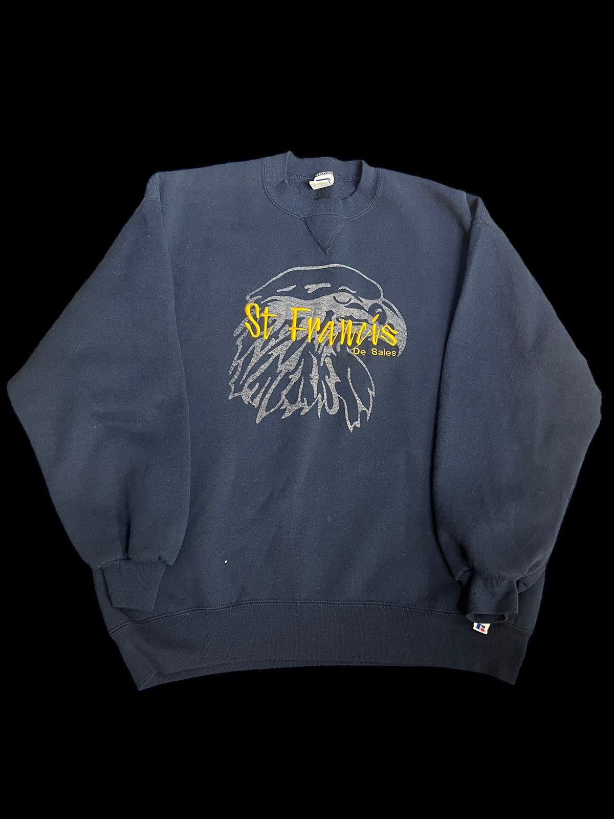 Vintage Russell Athletic Made In Usa Graphic Crewneck Xl T-Shirts, Hoodie, Sweatshirt | PodTeesHub.com