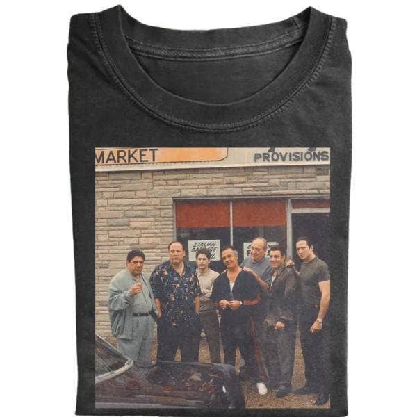 Sopranos Crew Mafia Graphic Tee Retro Tv Show Hoodie, Sweatshirt | PodTeesHub.com
