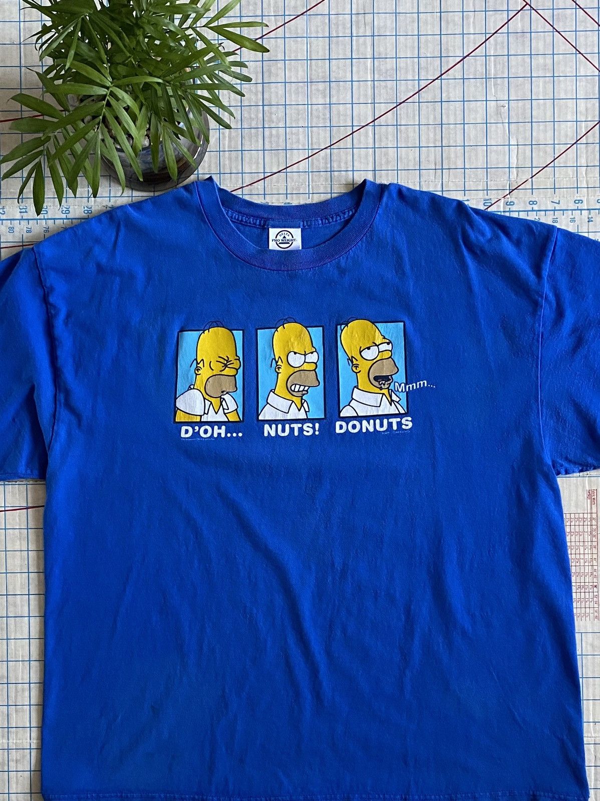 Vintage Simpsons Homer D Oh Nuts Doughnuts Xl T-Shirts, Hoodie, Sweatshirt