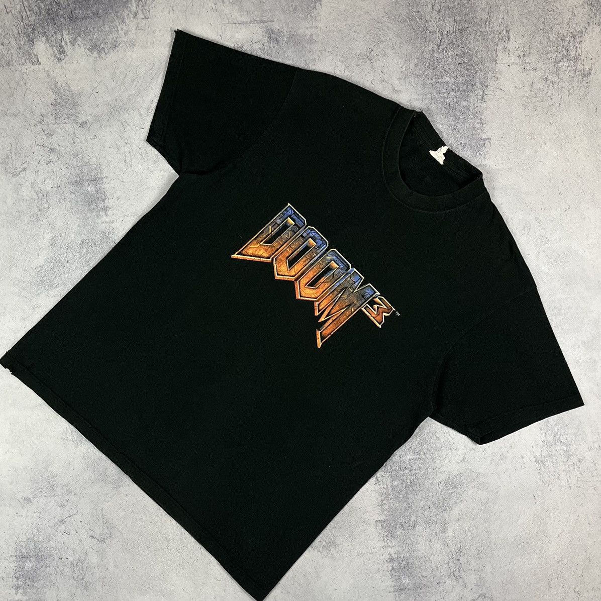 Vintage Doom 3 Video Game Rare Tee 90 S Hoodie, Sweatshirt | PodTeesHub.com