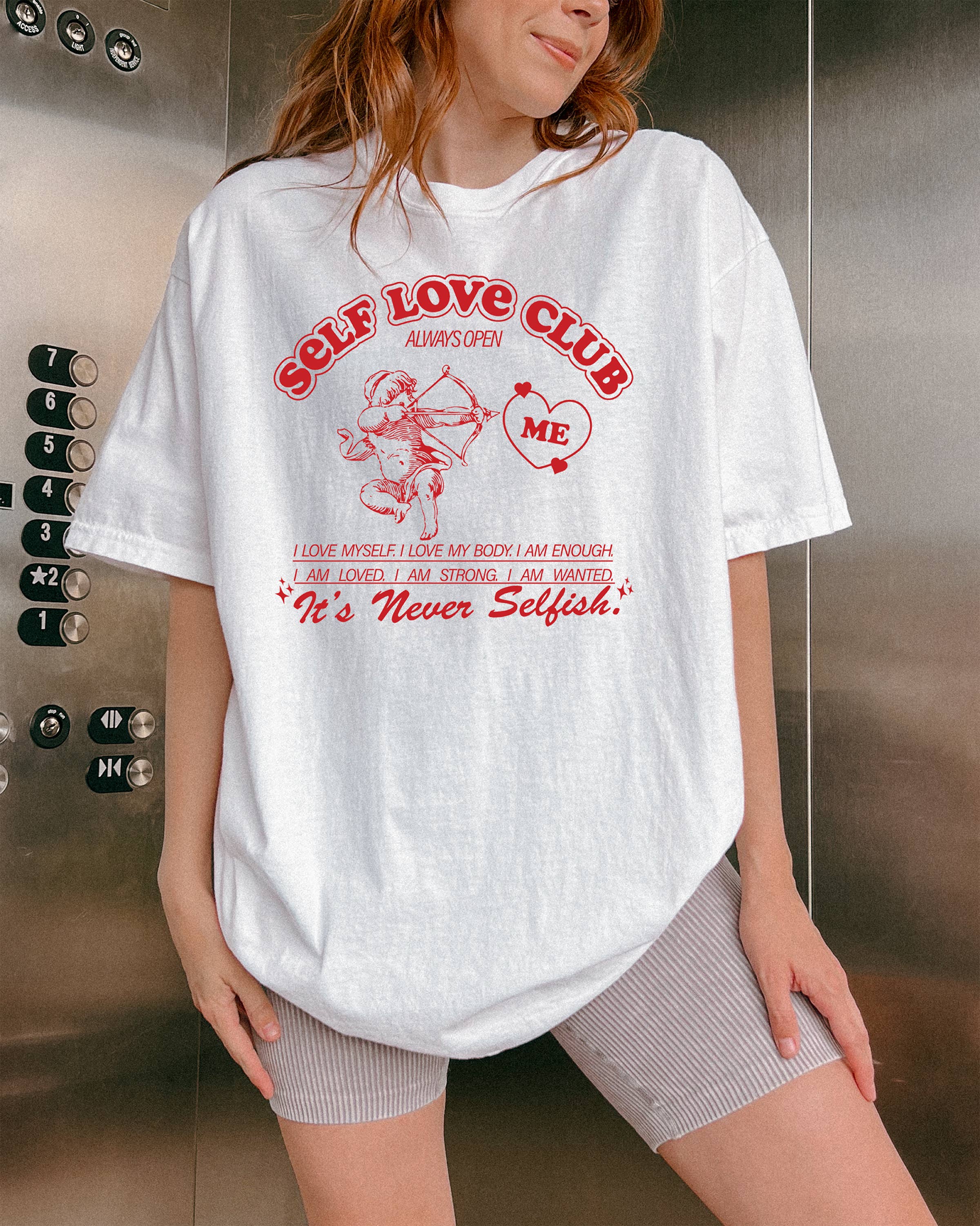 Self Love Club, Valentine's Day Tee, Graphic Apparel Hoodie, Sweatshirt | PodTeesHub.com