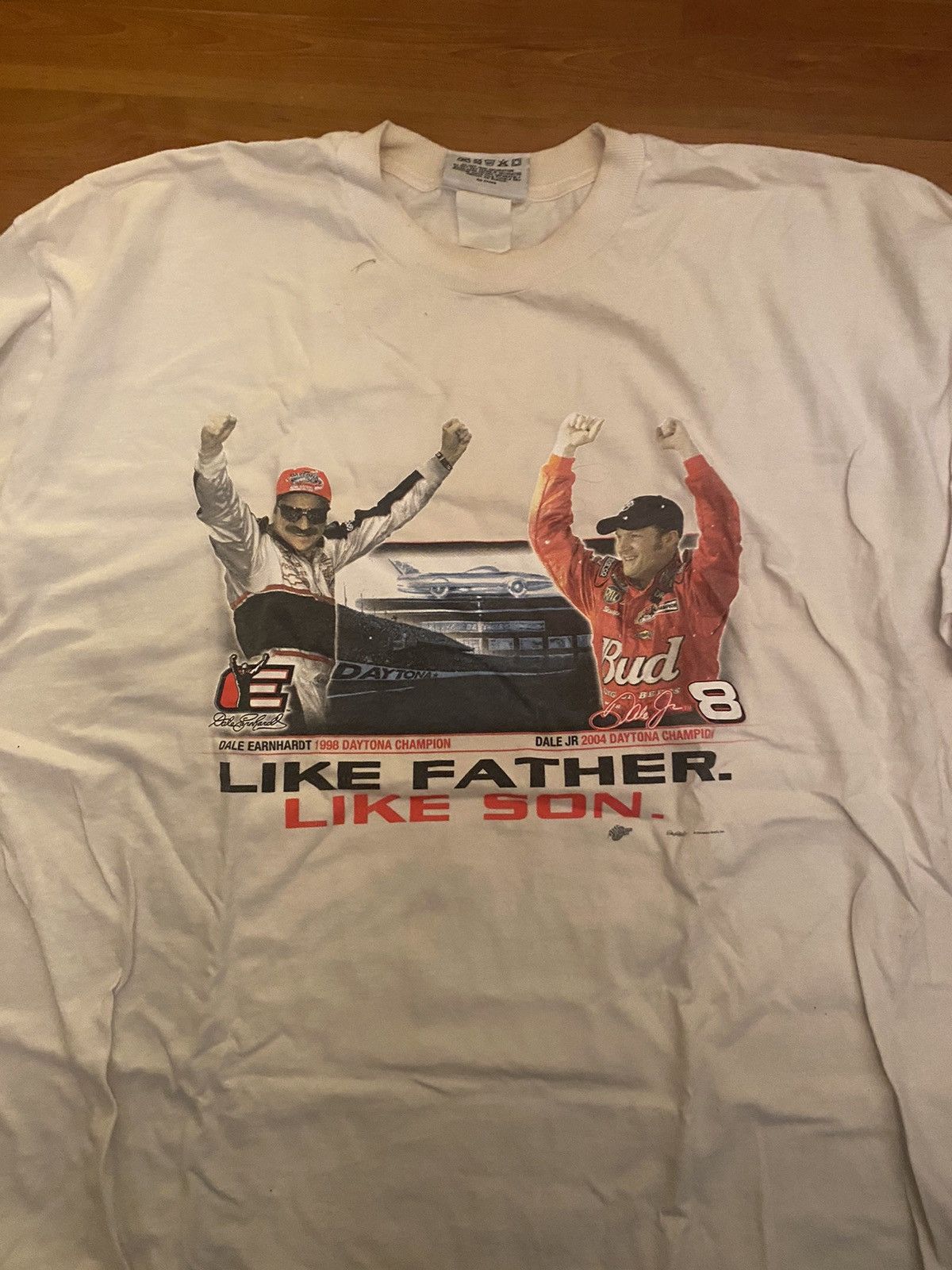 Vintage Dale Earnhardt And Jr Nascar Tee Hoodie, Sweatshirt | PodTeesHub.com