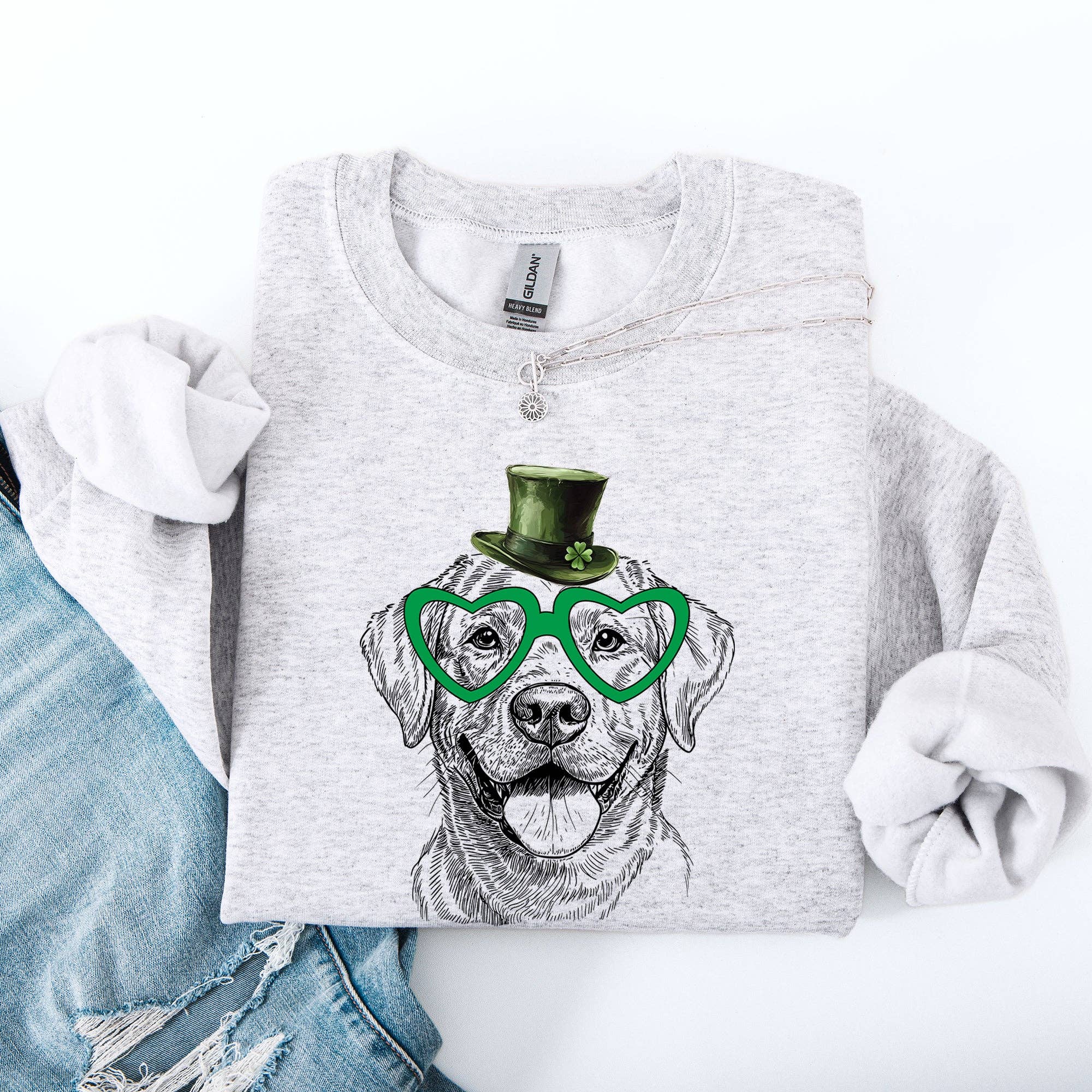 Labrador Retriever, Dog, St Patrick's Day, Sweatshirt T-Shirts, Hoodie | PodTeesHub.com