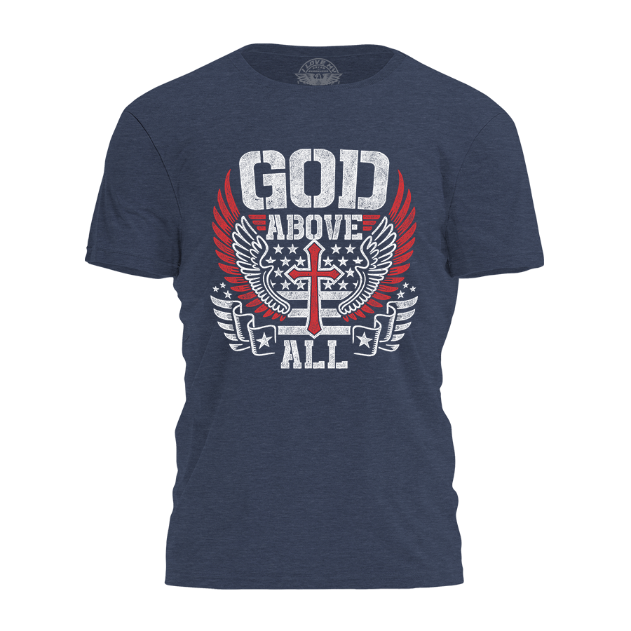 God Above All Tee - 4259 Hoodie, Sweatshirt | PodTeesHub.com