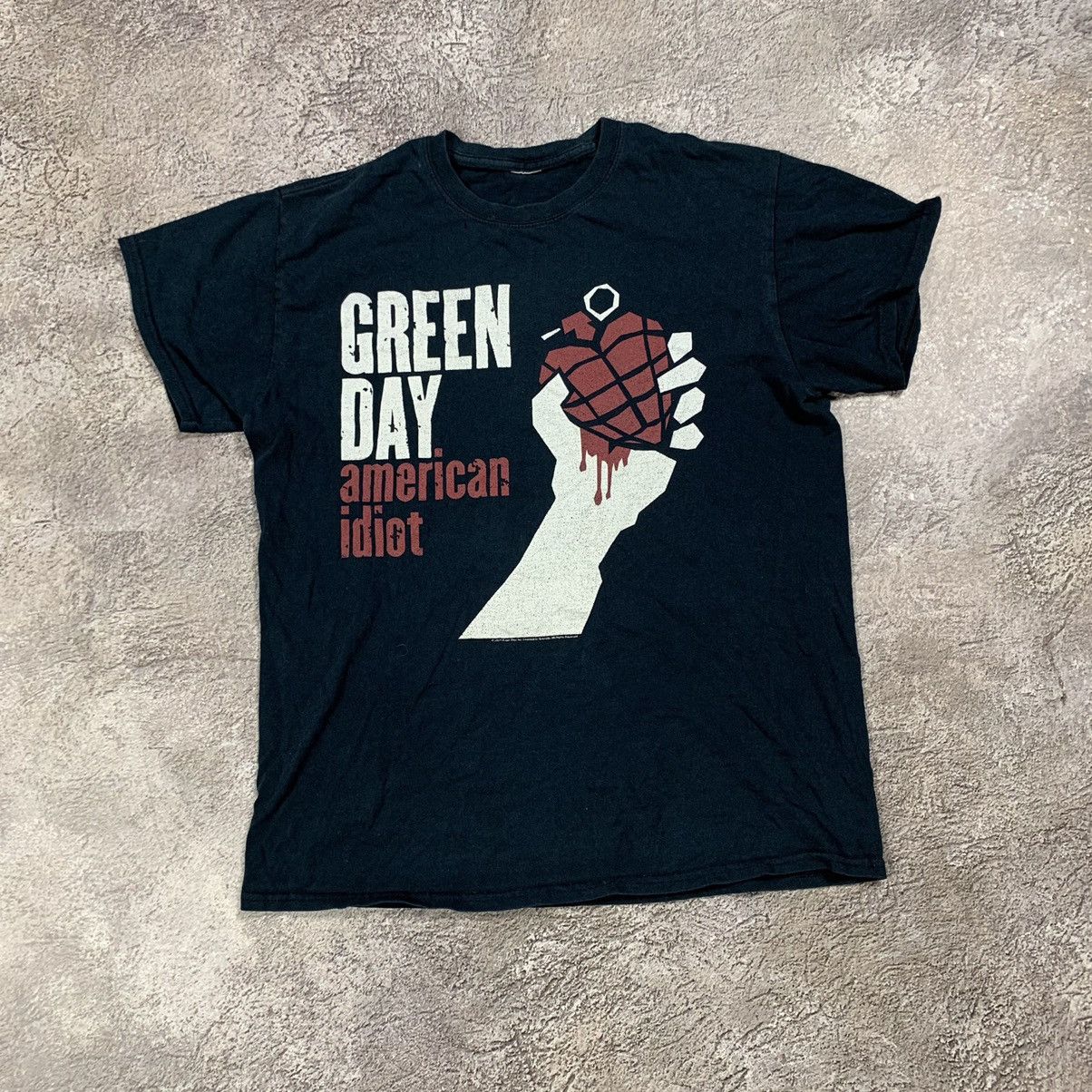 Band Tees Vintage Y2k Band Tee Green Day Angry Idiot American 90s Hoodie, Sweatshirt | PodTeesHub.com