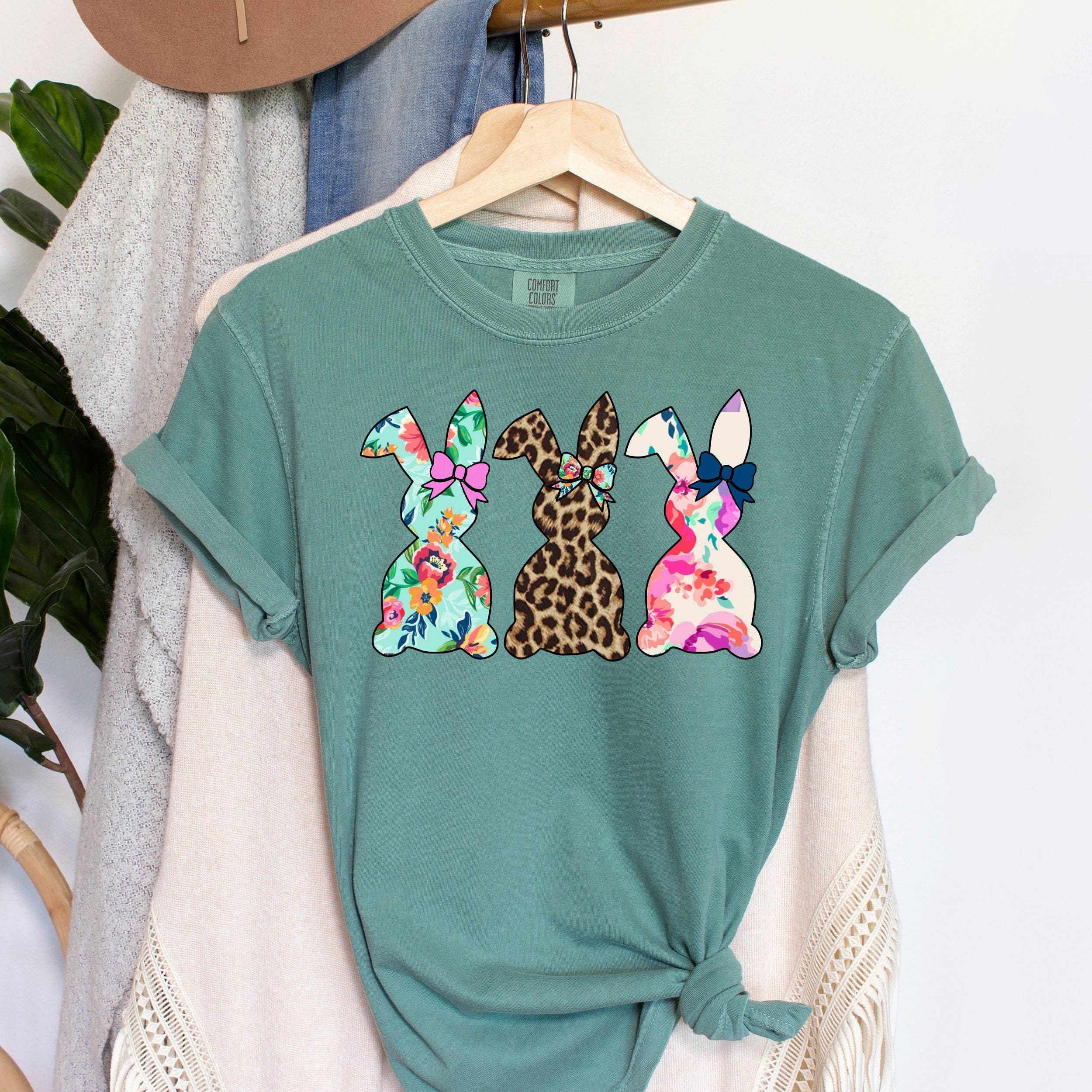 Three Easter Bunnies T-Shirt Hoodie, Sweatshirt | PodTeesHub.com