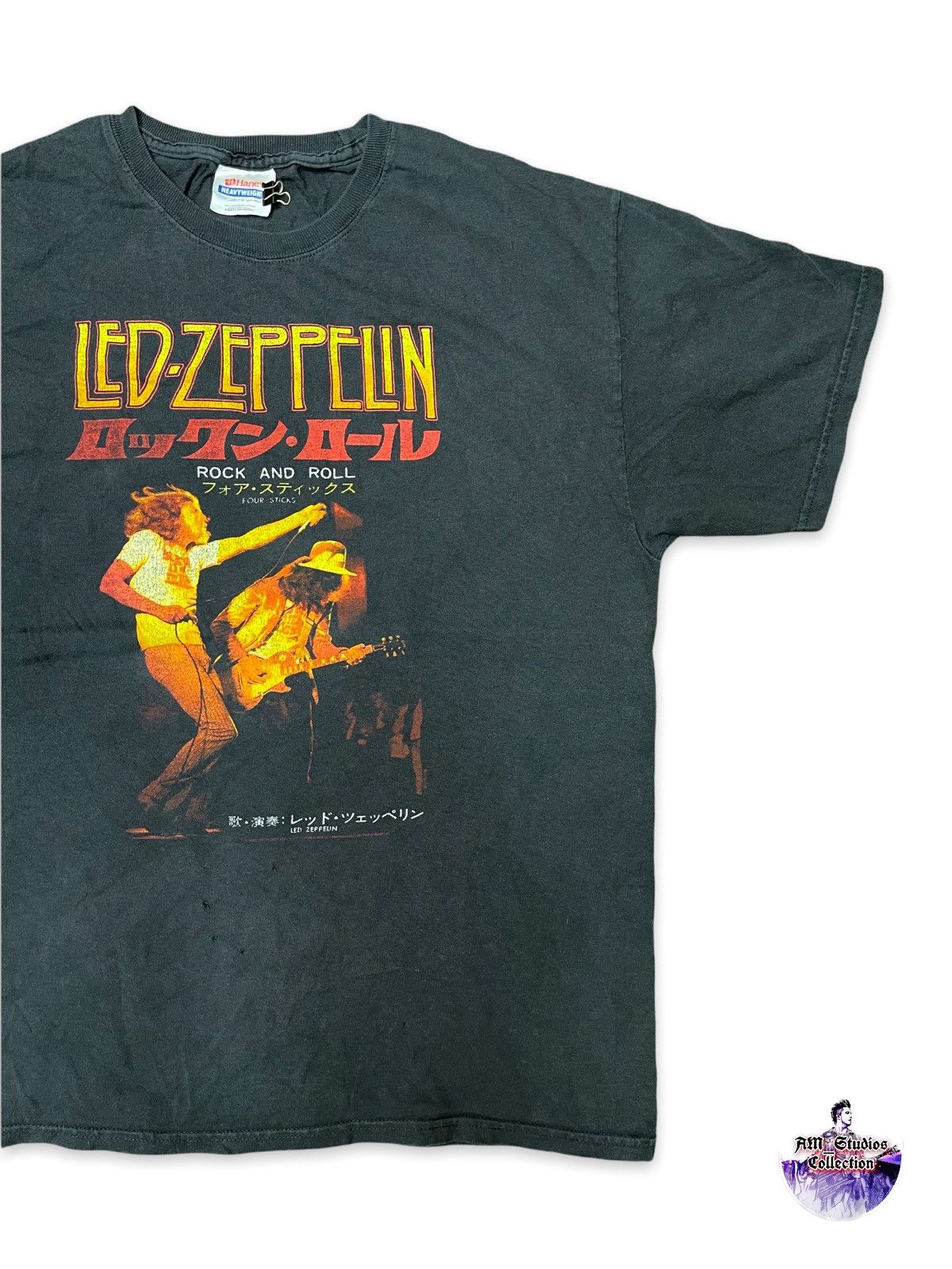 Led Zeppelin X Vintage Vintage Led Zeppelin 2007 Rock Roll Japan Tour Band Tees Hoodie, Sweatshirt | PodTeesHub.com