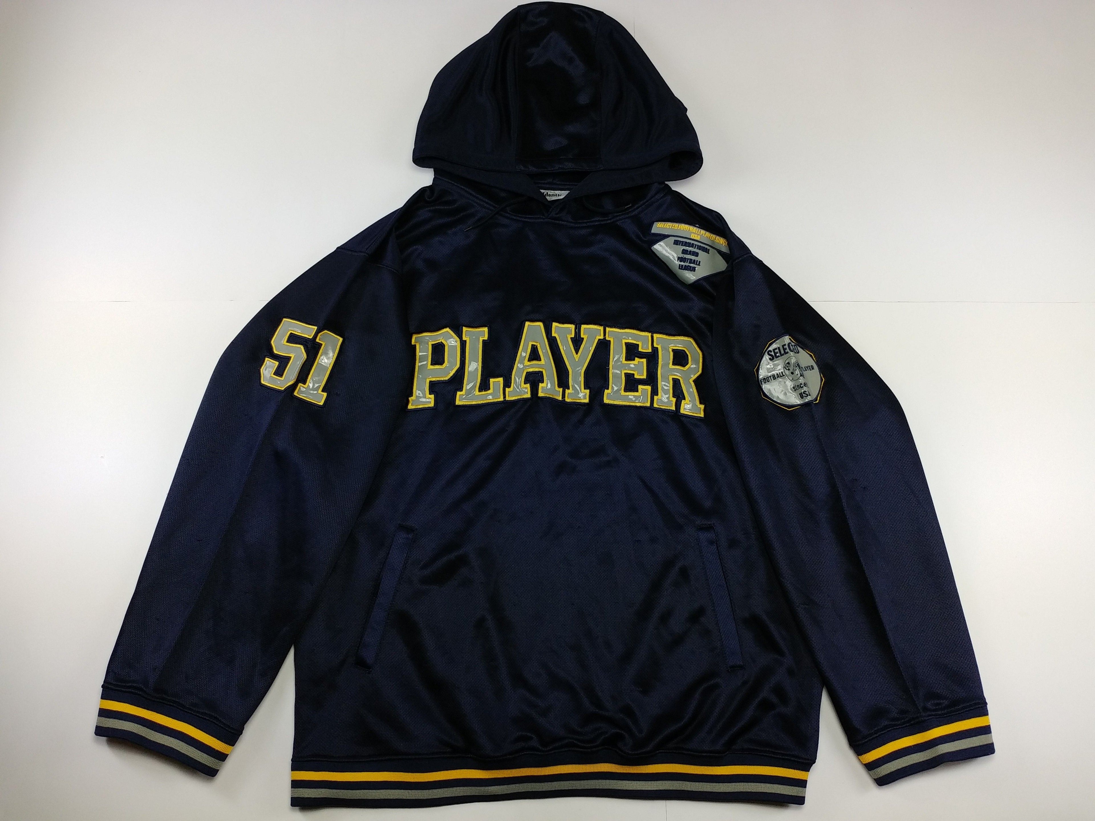 Player Jersey Vintage Hip Hop T Shirt Hoodie Skater Xl Sweatshirt | PodTeesHub.com