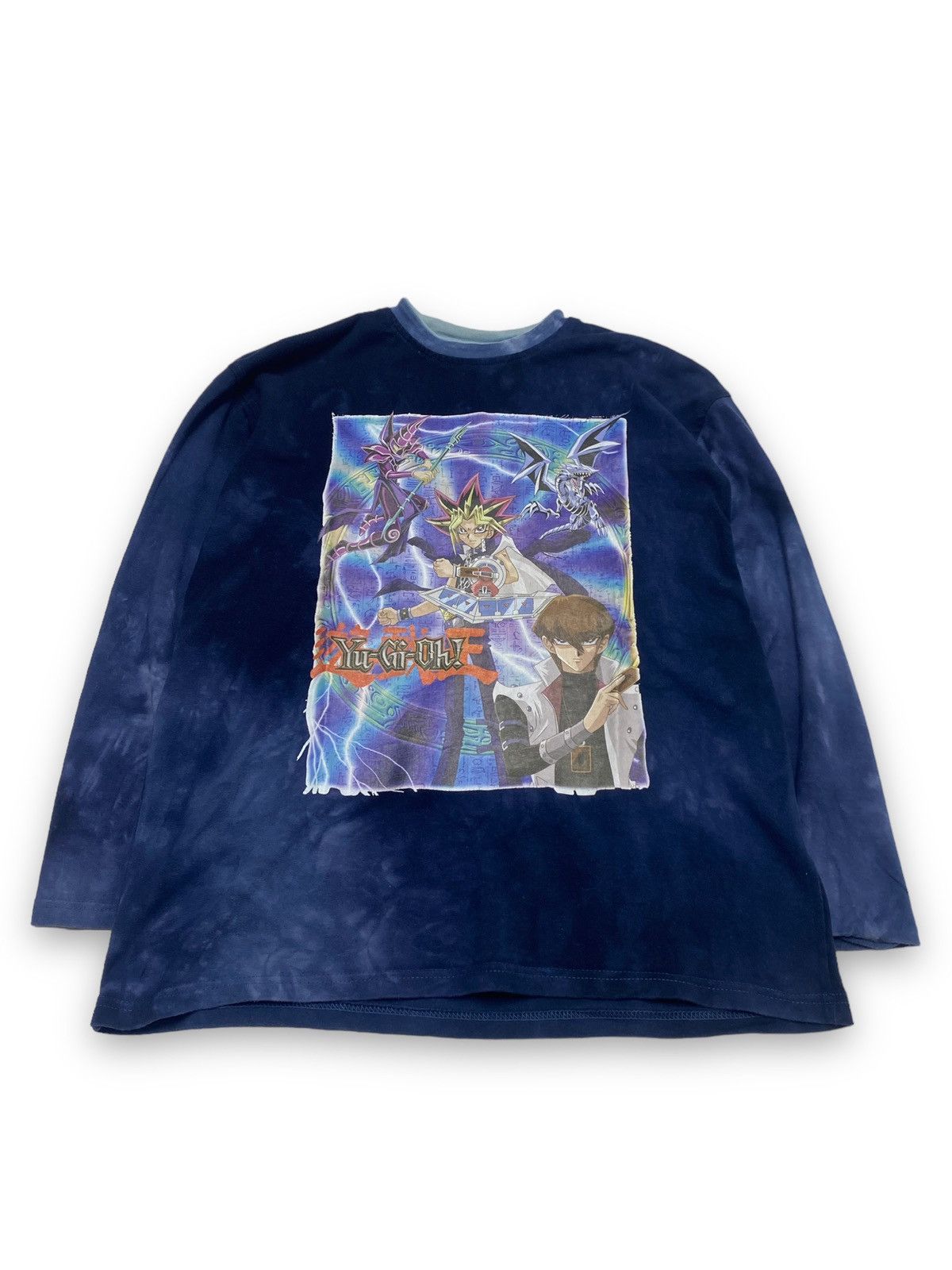 Game 1996 Vintage Yu Gi Oh Card Came Blue Dyed Long Sleeve Shirt T-Shirts, Hoodie, Sweatshirt