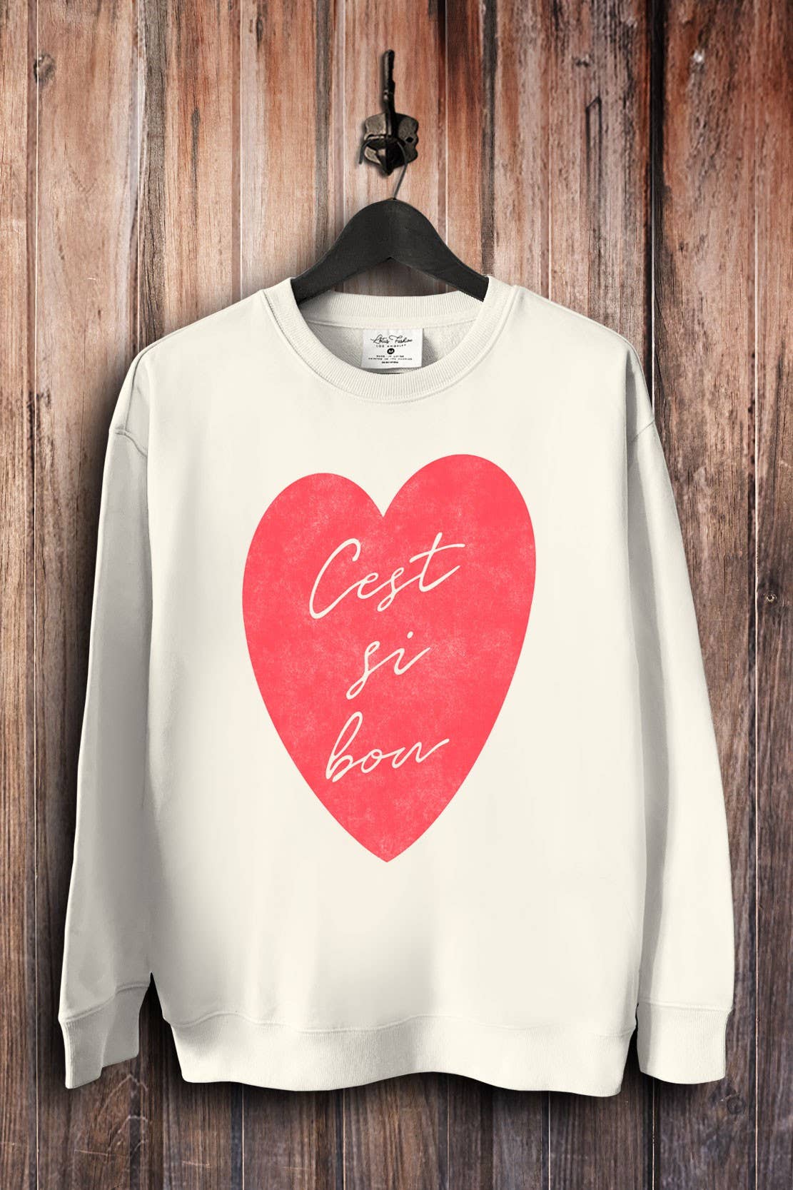 C Est Si Bon Valentine Heart Sweatshirt T-Shirts, Hoodie | PodTeesHub.com