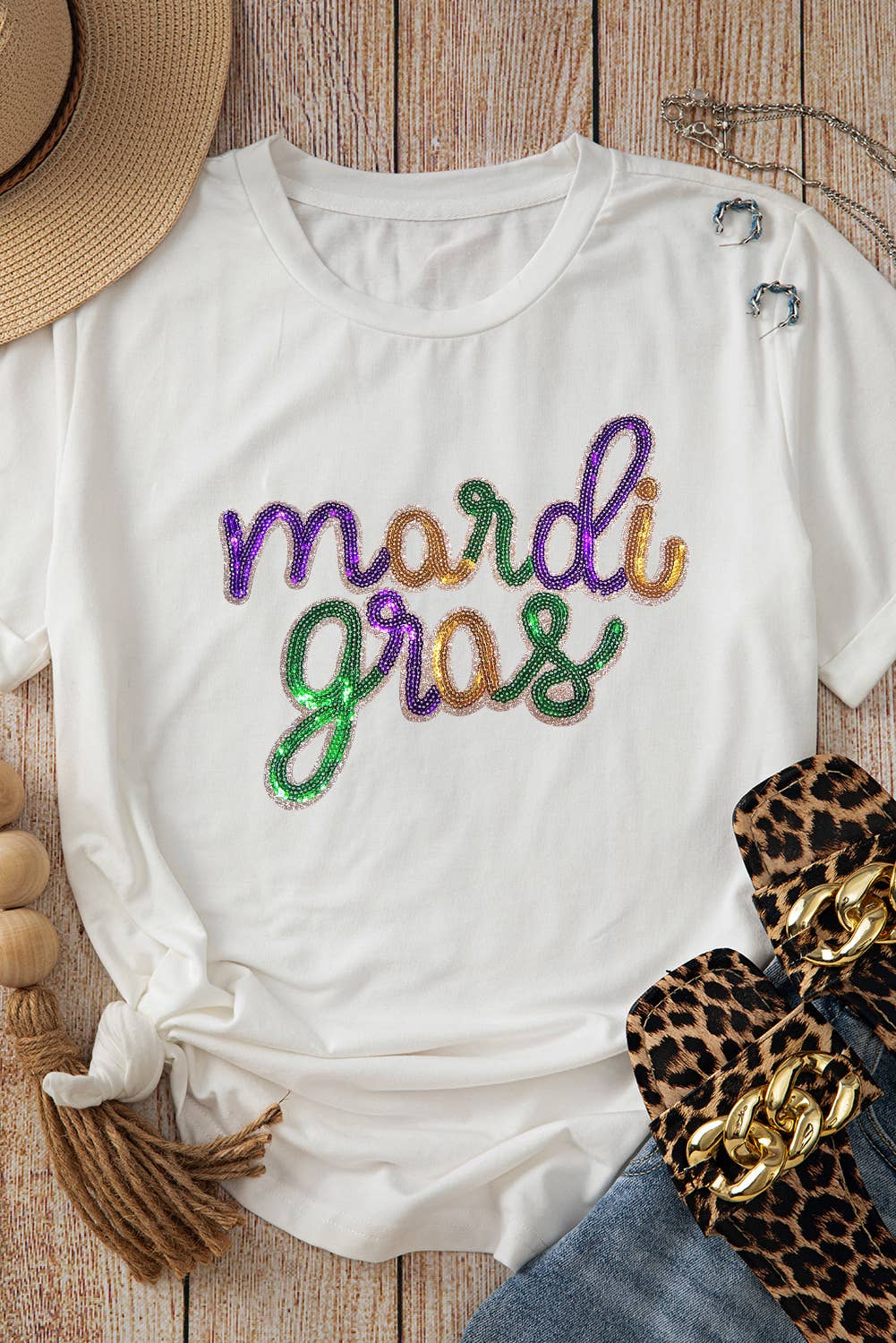 66 Sequin Mardi Gras Graphic T Shirt (S-3XL) Hoodie, Sweatshirt | PodTeesHub.com
