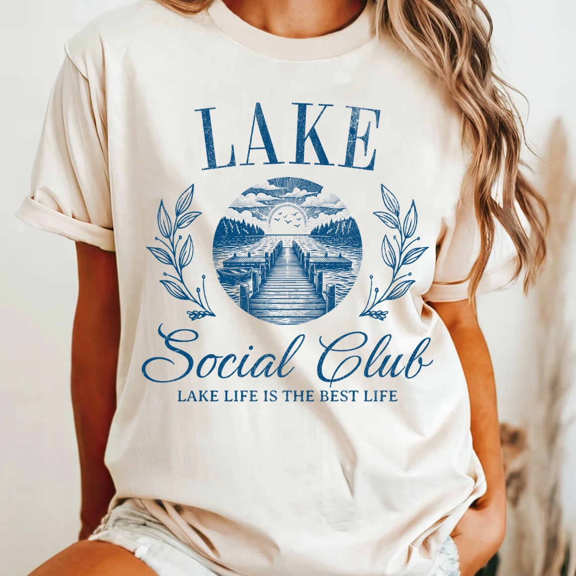 Lake Social Club Comfort Color Tee Hoodie, Sweatshirt | PodTeesHub.com