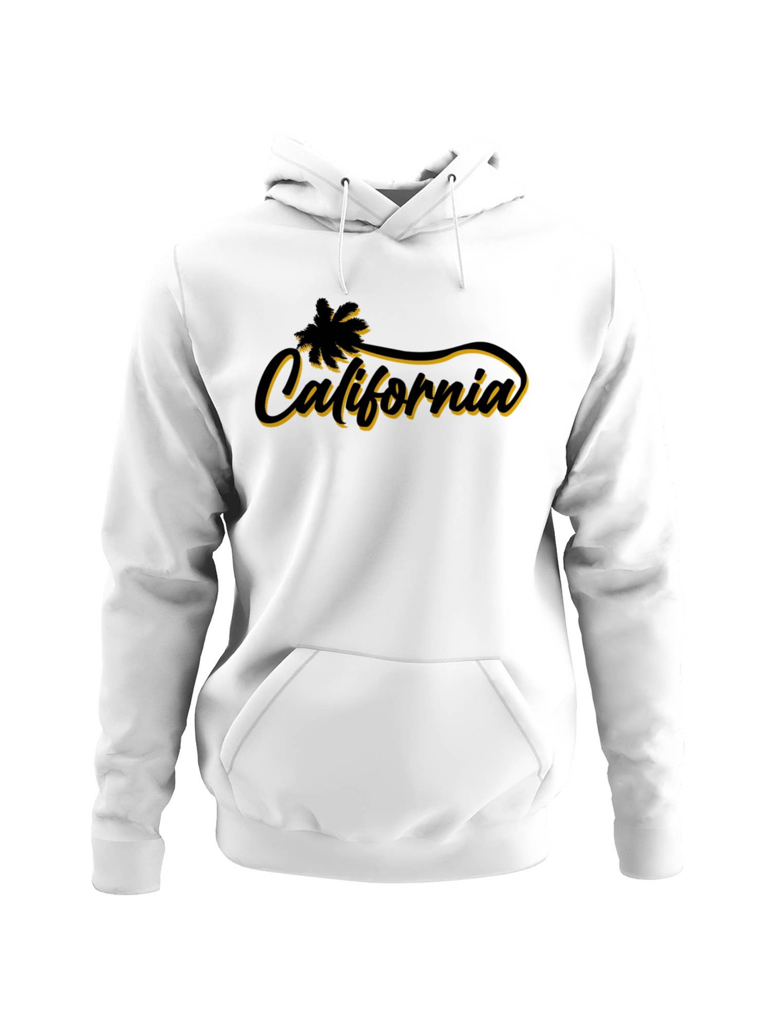 California Palm Art Men's Hoodie T-Shirts, Sweatshirt | PodTeesHub.com