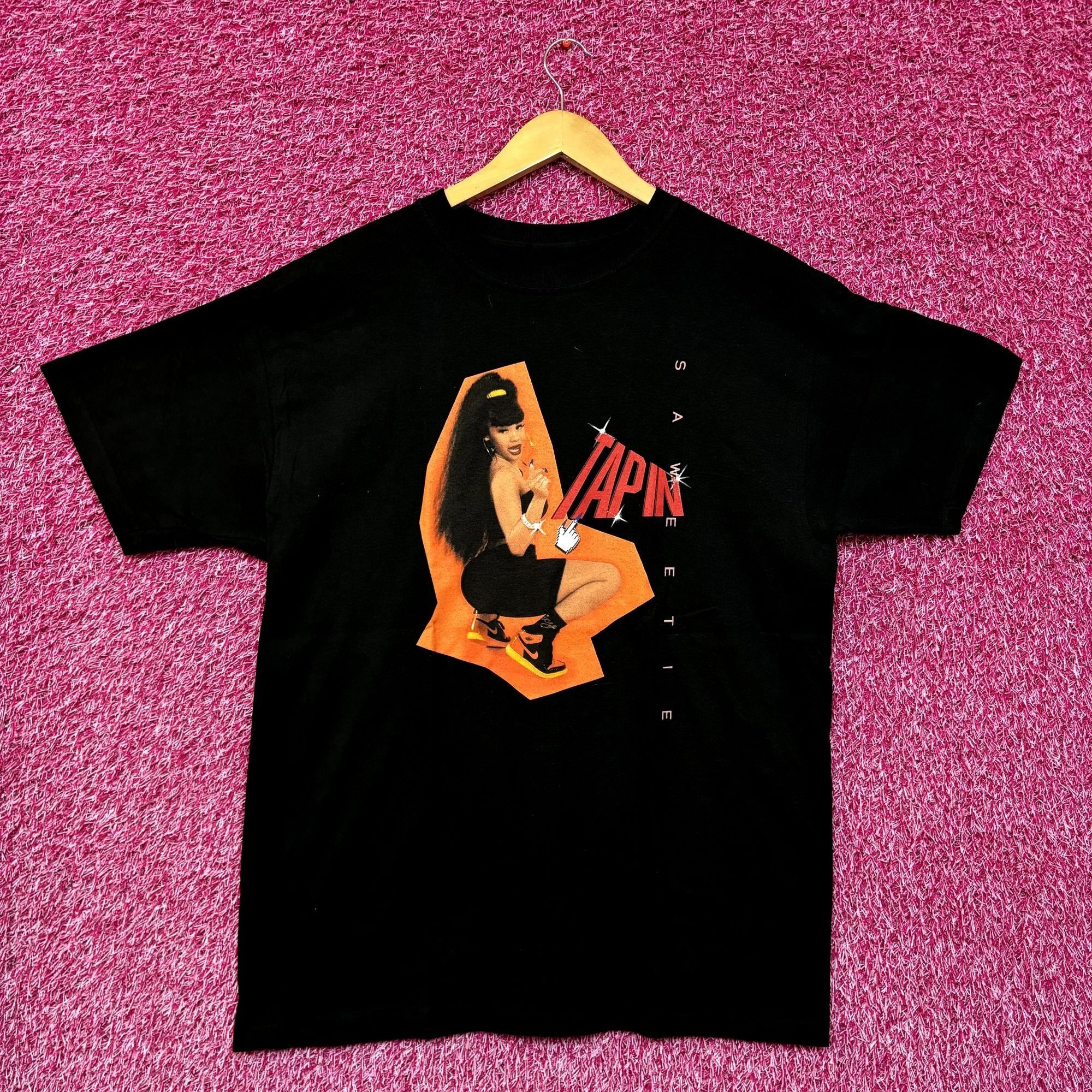 Rap Tees Saweetie Tap In Twerk Hot Girl Summer Hip Hop Tee L Hoodie, Sweatshirt | PodTeesHub.com