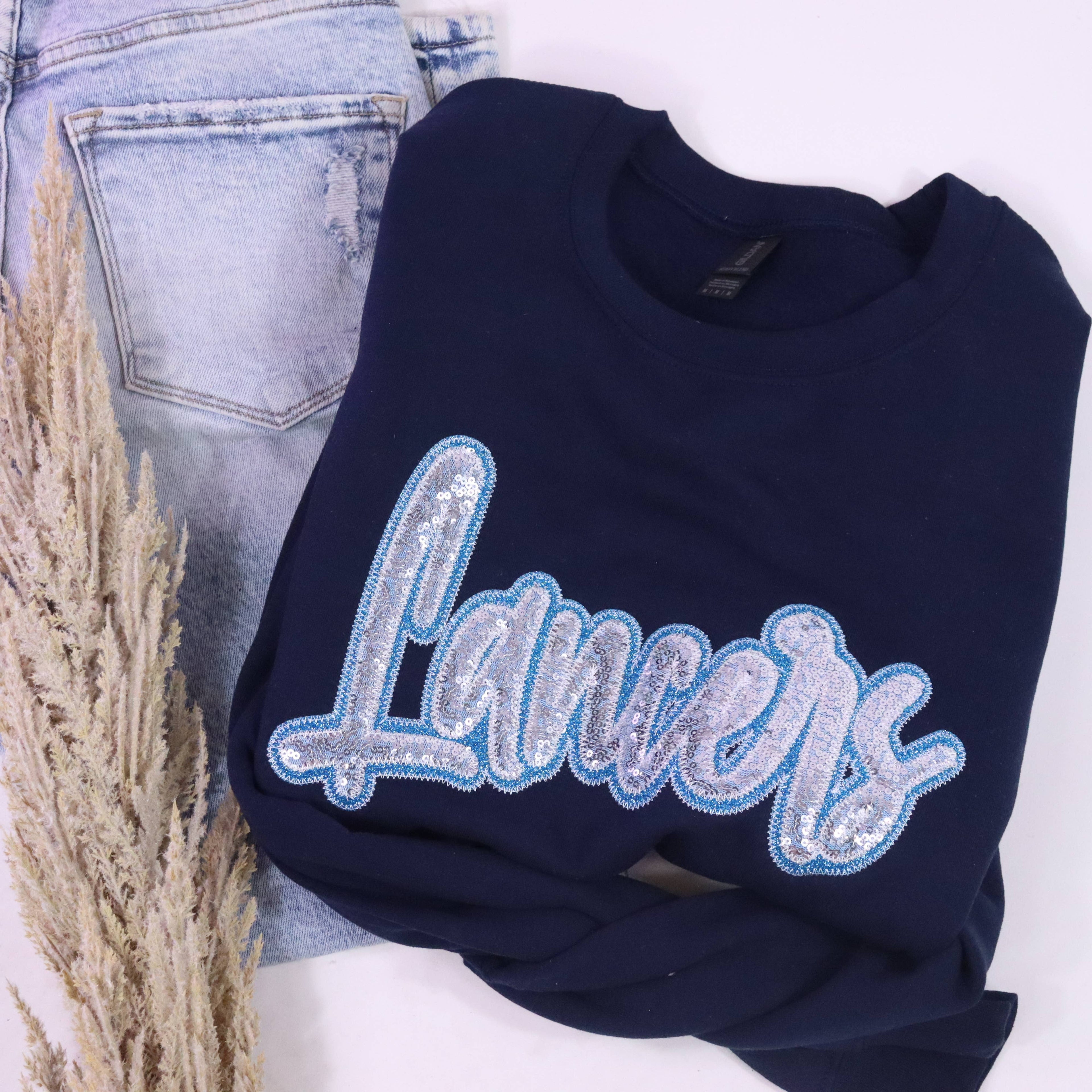 Game Day Custom School Spirit Wear Real Sequins Sweatshirt T-Shirts, Hoodie | PodTeesHub.com