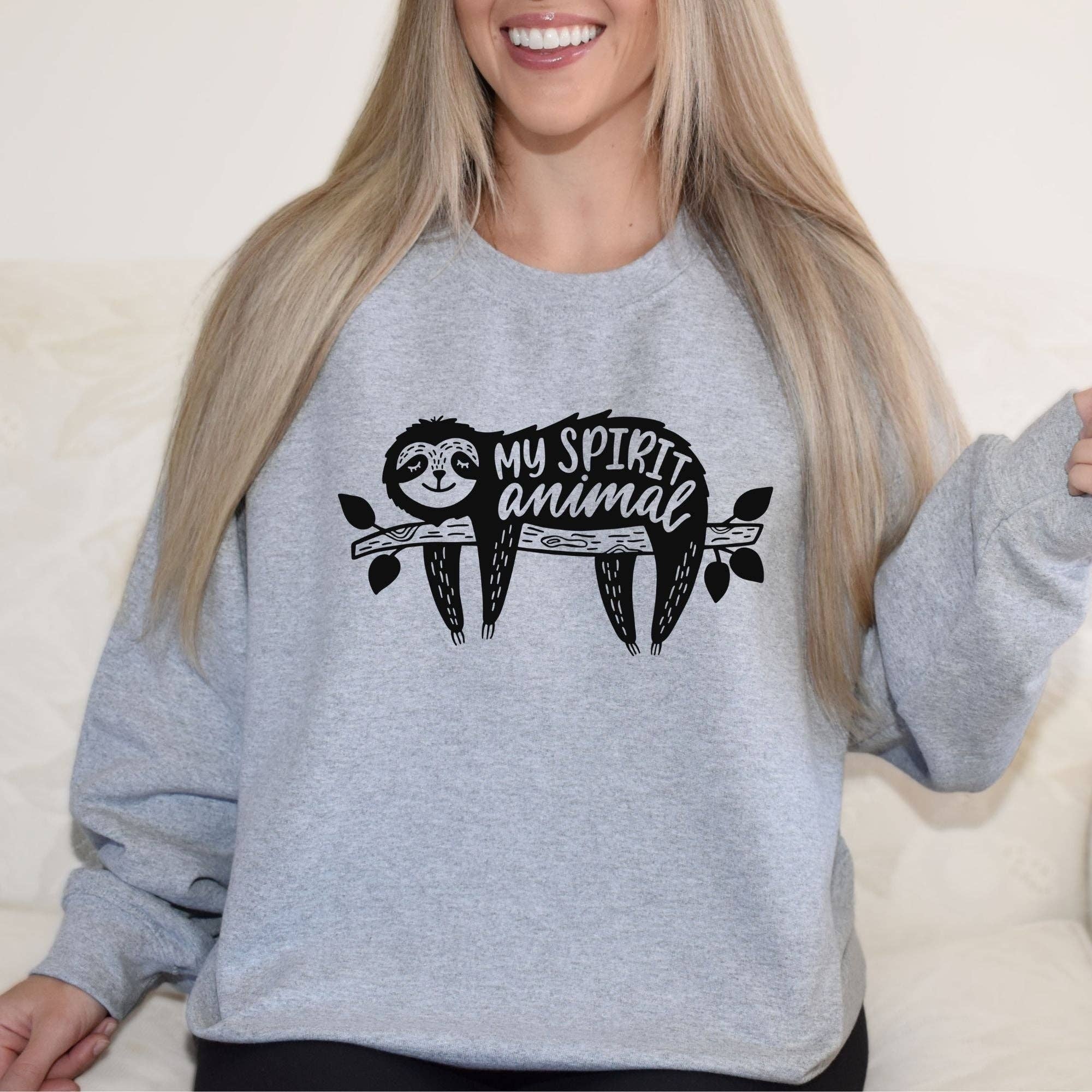 Sloth Is My Spirit Animal Unisex Hoodie Sweatshirt T-Shirts | PodTeesHub.com