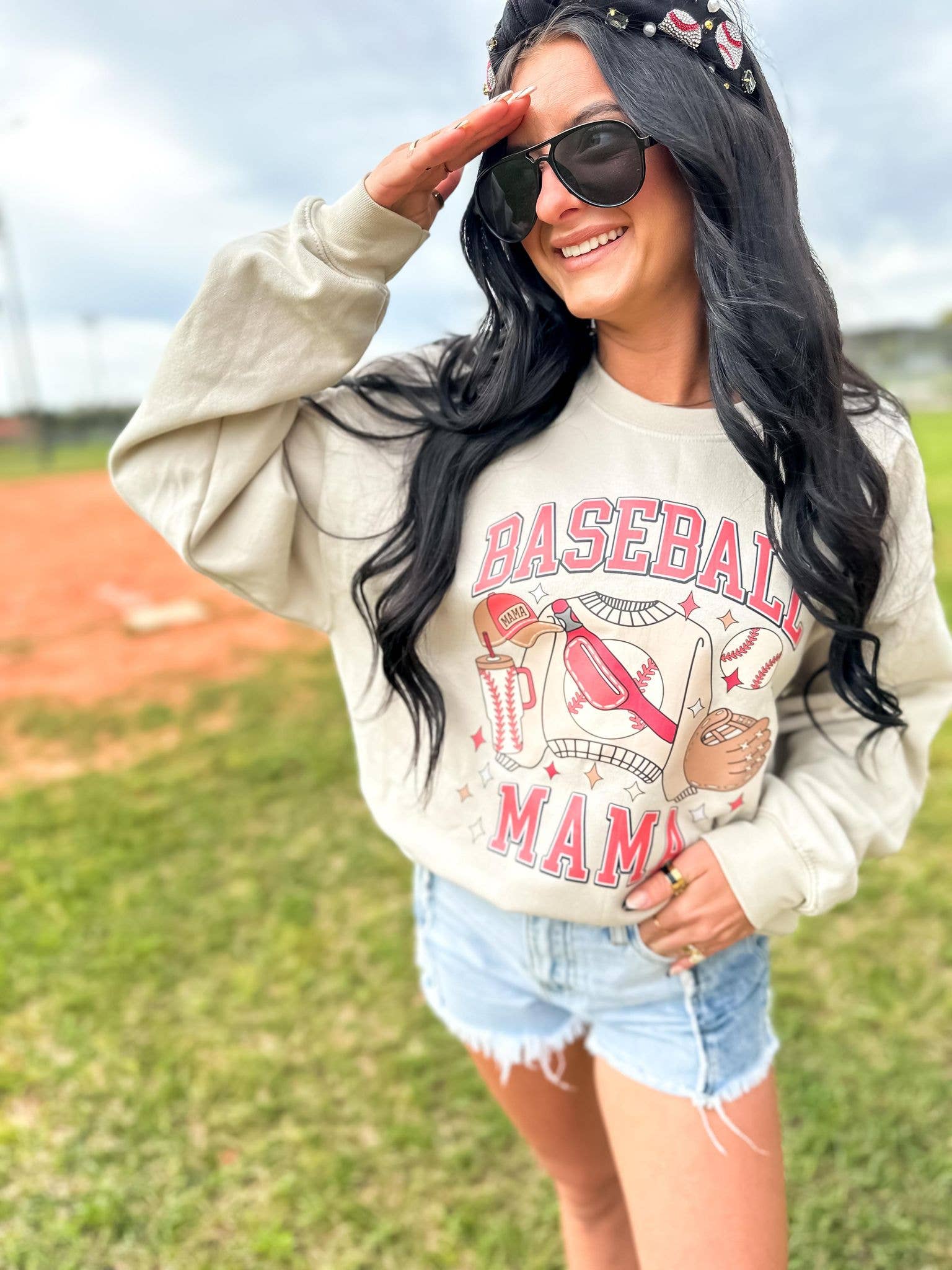 Baseball Mama Essentials Dtf Sweatshirt T-Shirts, Hoodie | PodTeesHub.com