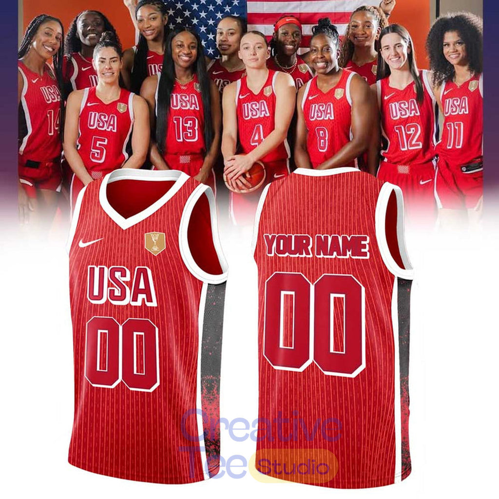 Team USA FIBA Women’s Basketball World Cup 2026 Qualifying Tournament Custom Jersey
