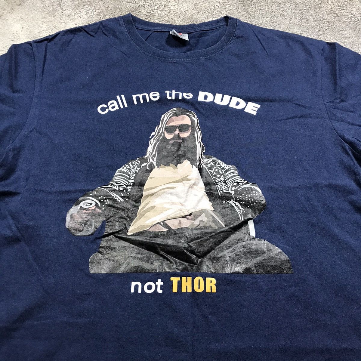 Band Tees Vintage Adult Call Me The Dude Not Thor Funny Tee Y2k 90s Hoodie, Sweatshirt | PodTeesHub.com