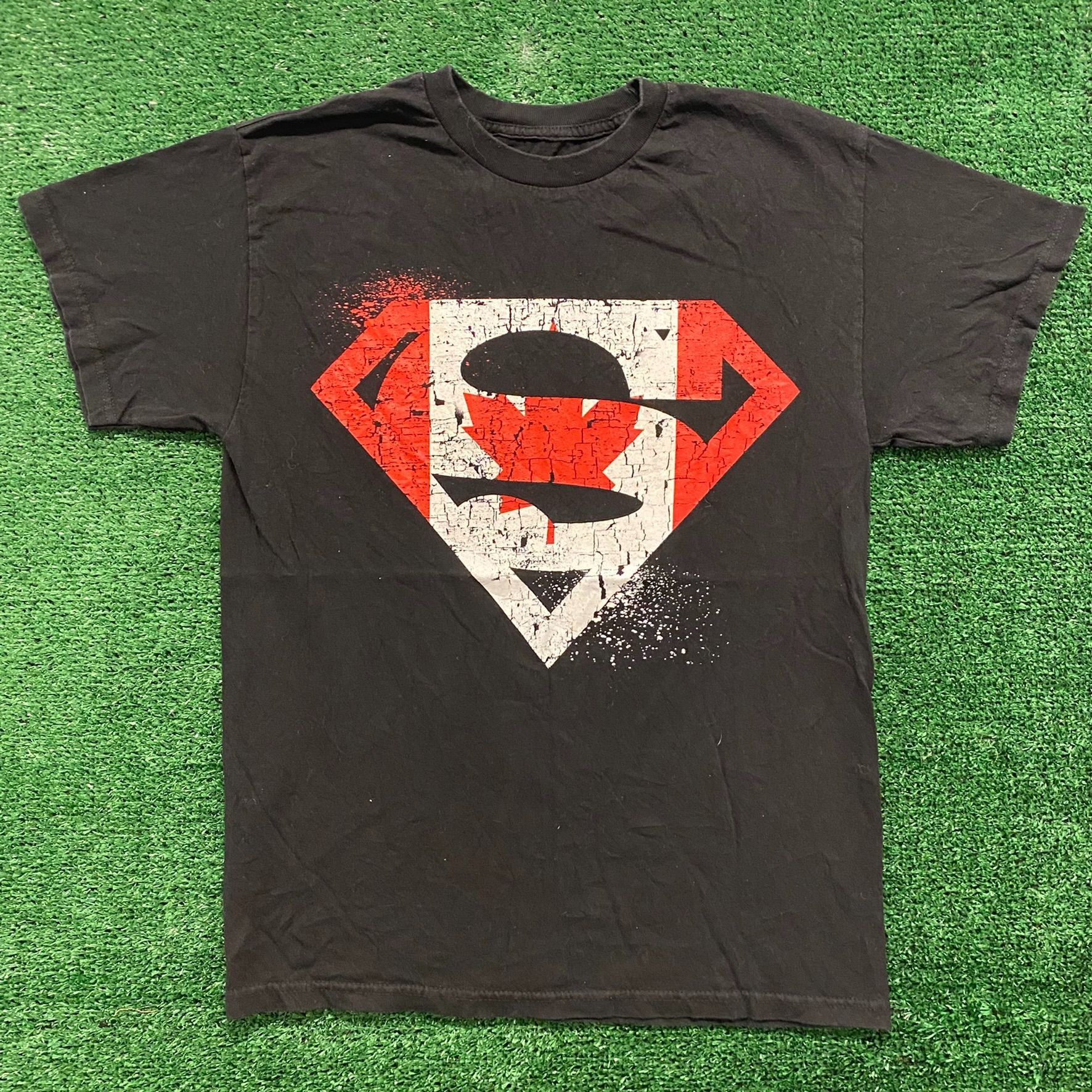 Superman Canada Vintage Comic Superhero T Shirt Hoodie, Sweatshirt | PodTeesHub.com