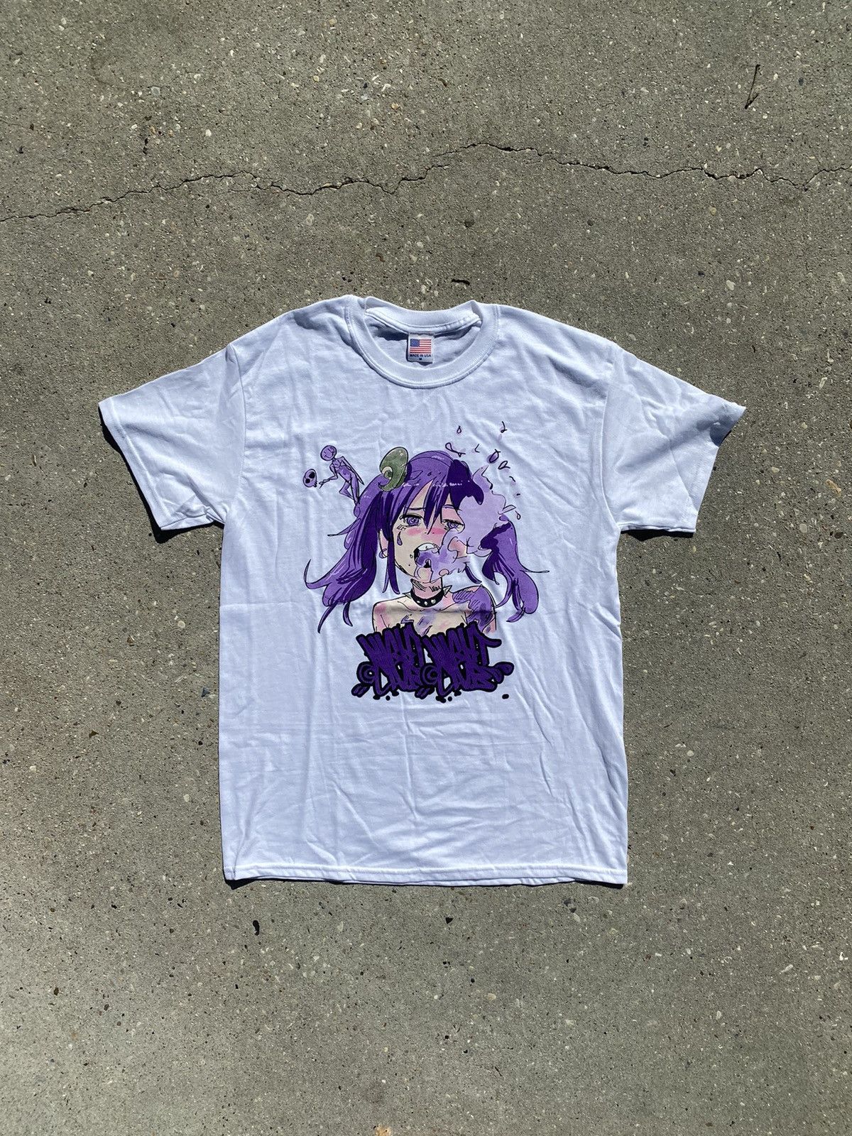 Japanese Brand Night Club Jun Inagawa Anime Purple Mist Tee M Hoodie, Sweatshirt | PodTeesHub.com