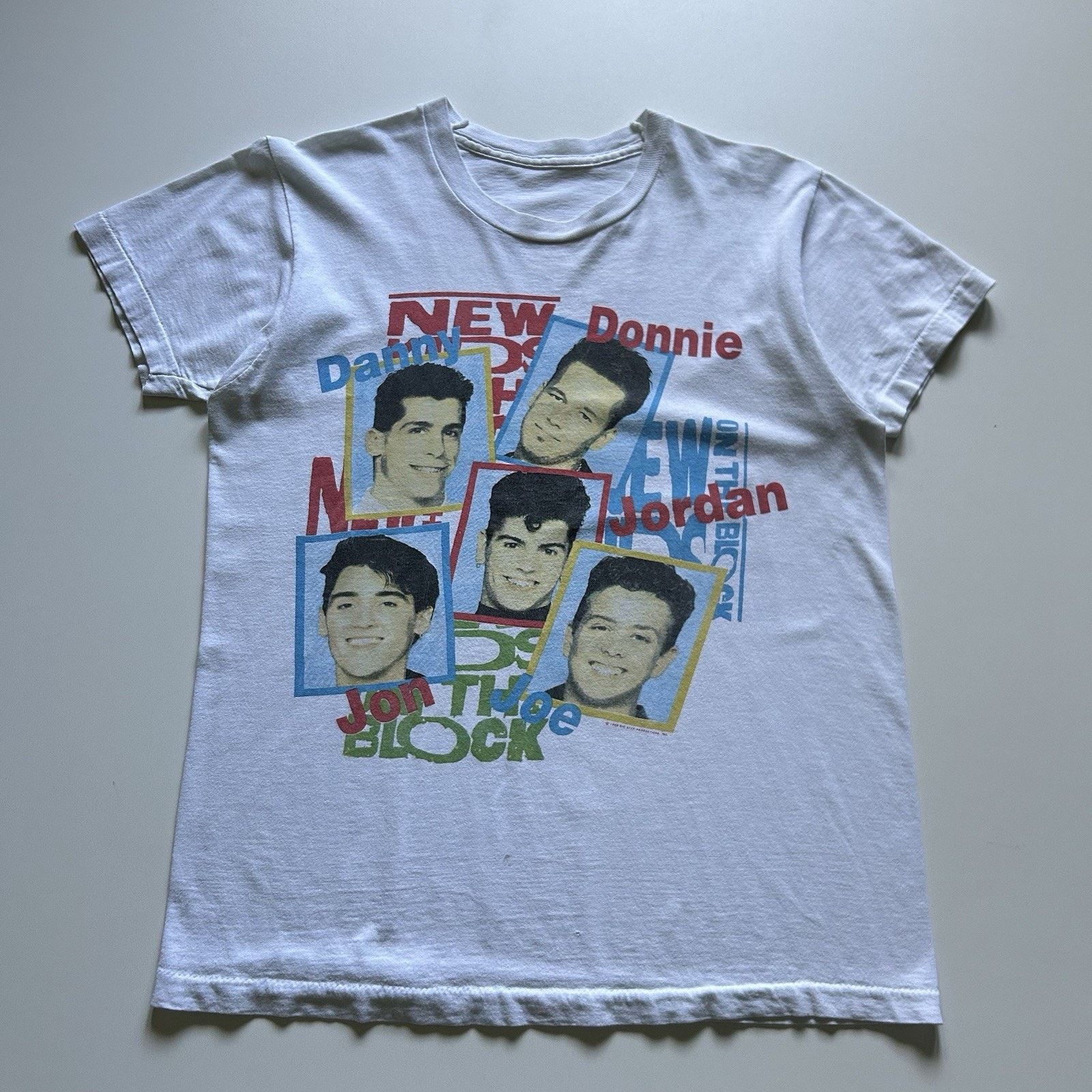 Band Tees Vintage 90s New Kids On The Block T Shirt Medium Nkotb Rare Hoodie, Sweatshirt | PodTeesHub.com