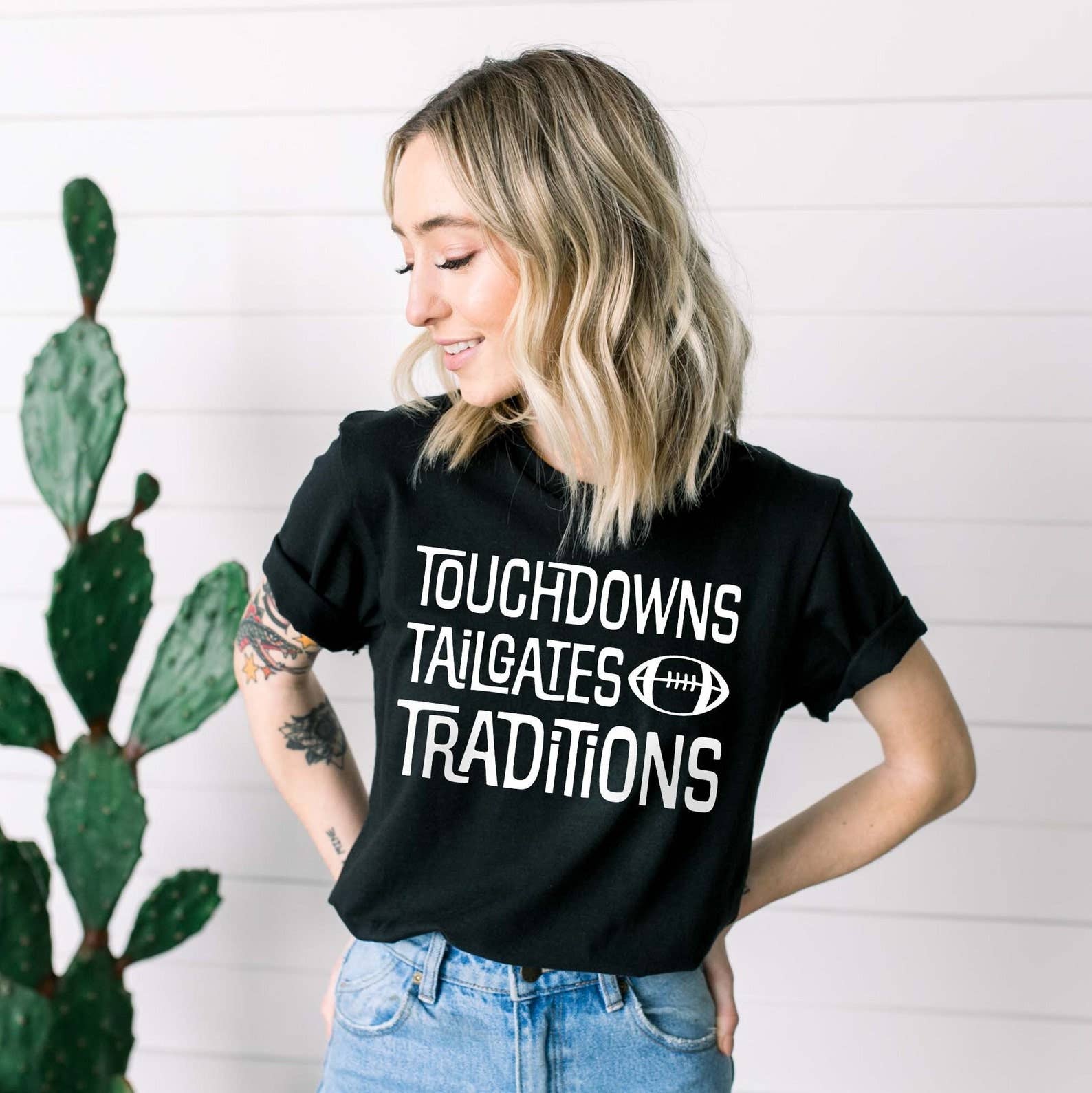 Touchdown Tailgates Traditions T-Shirt Hoodie, Sweatshirt | PodTeesHub.com