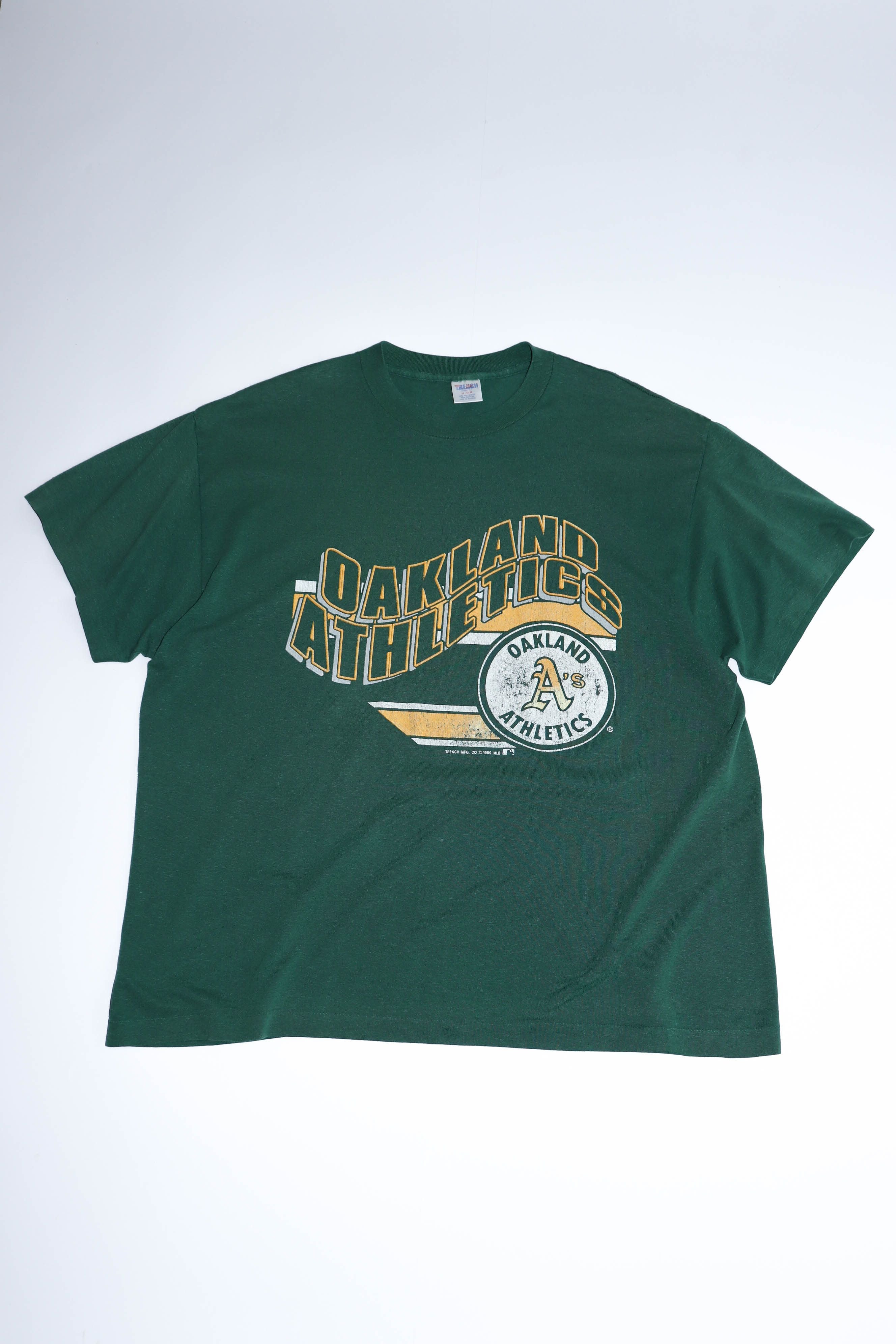 Vintage 80s Oakland Athletics 1989 Mlb Graphics T Shirt Tee Hoodie, Sweatshirt | PodTeesHub.com