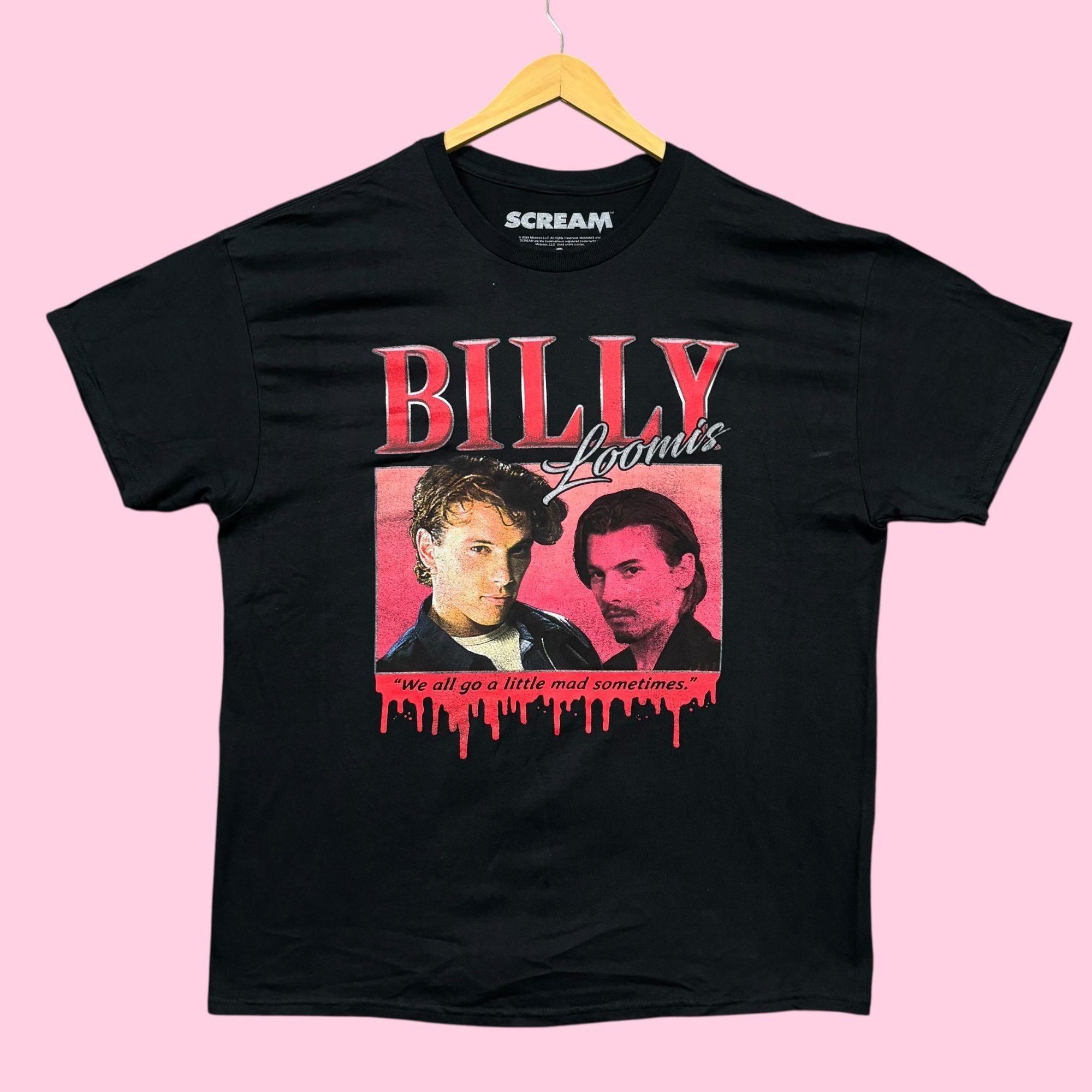 Universal Studios Scream Ghostface Billy Loomis Horror Tee Xl Hoodie, Sweatshirt | PodTeesHub.com