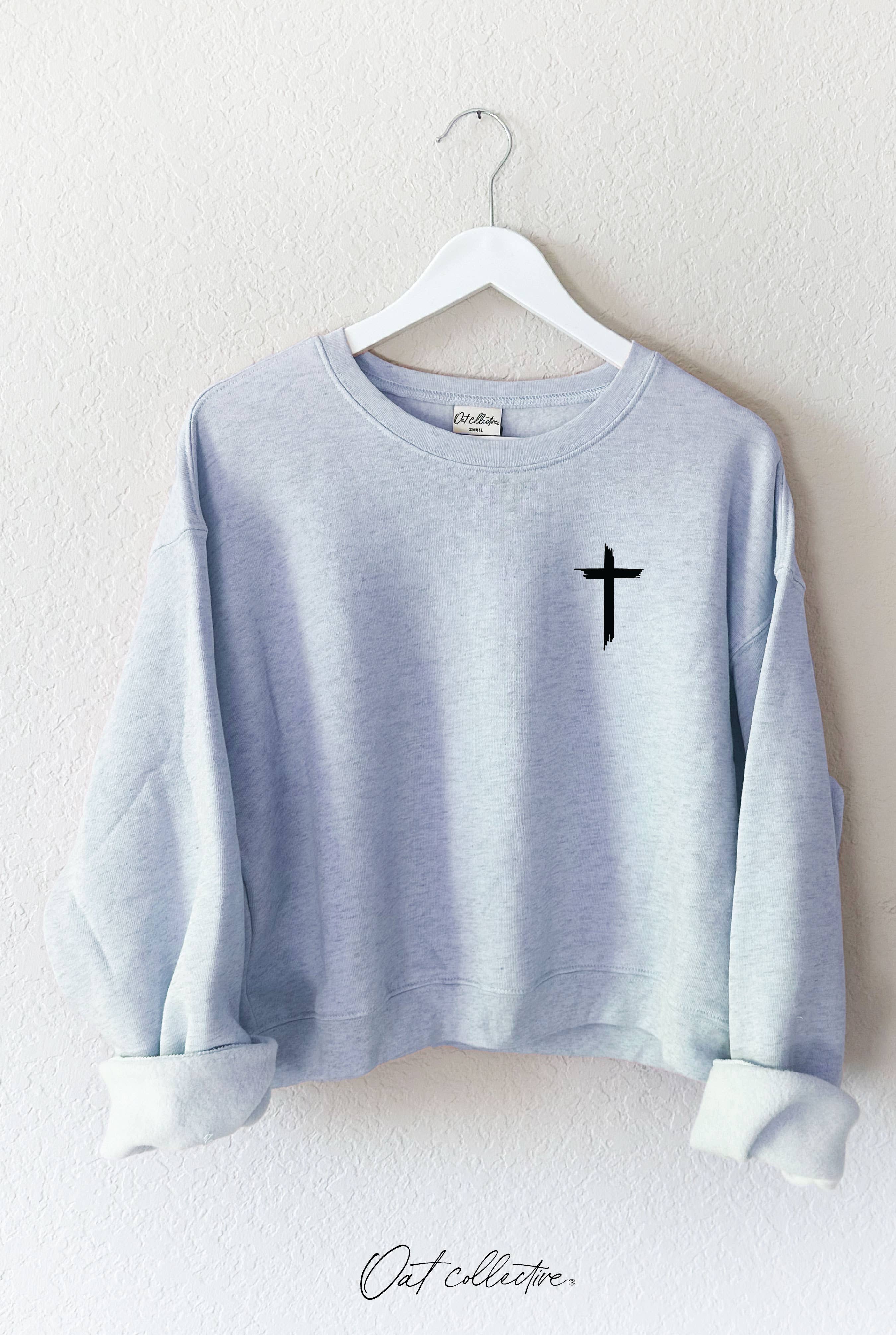 Cross Mid Graphic Sweatshirt T-Shirts, Hoodie | PodTeesHub.com